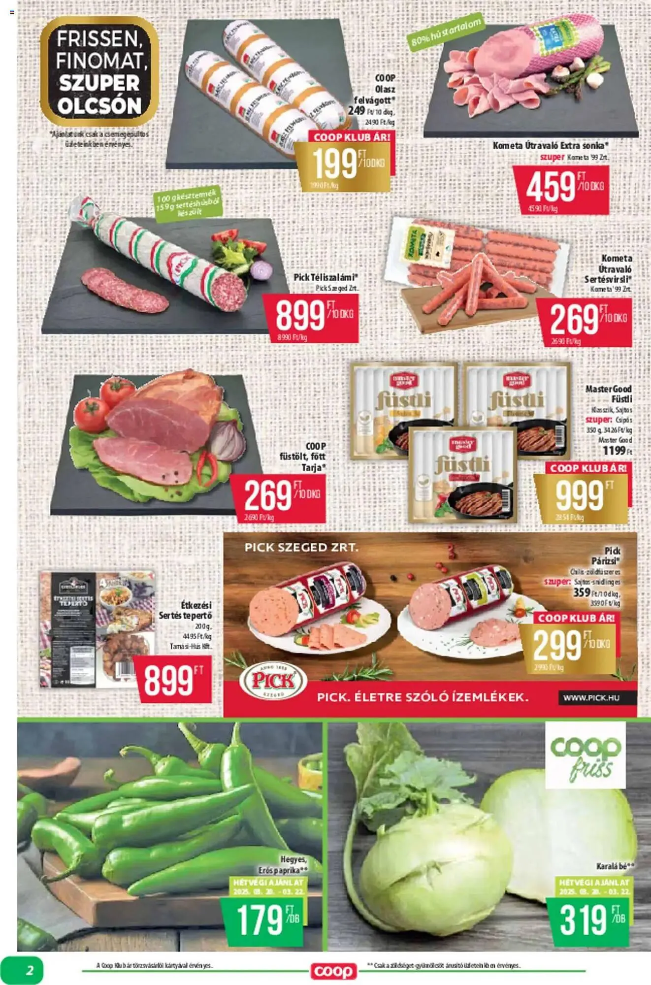 Katalógus Coop akciós újság március 20.-tól március 26.-ig 2025. - Oldal 2