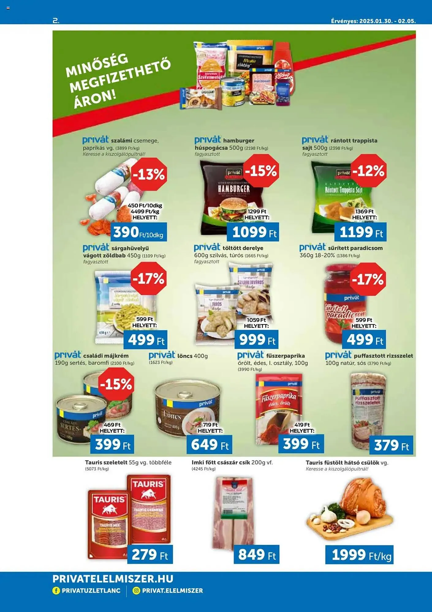 Katalógus PRIVÁT akciós újság január 30.-tól február 5.-ig 2025. - Oldal 2