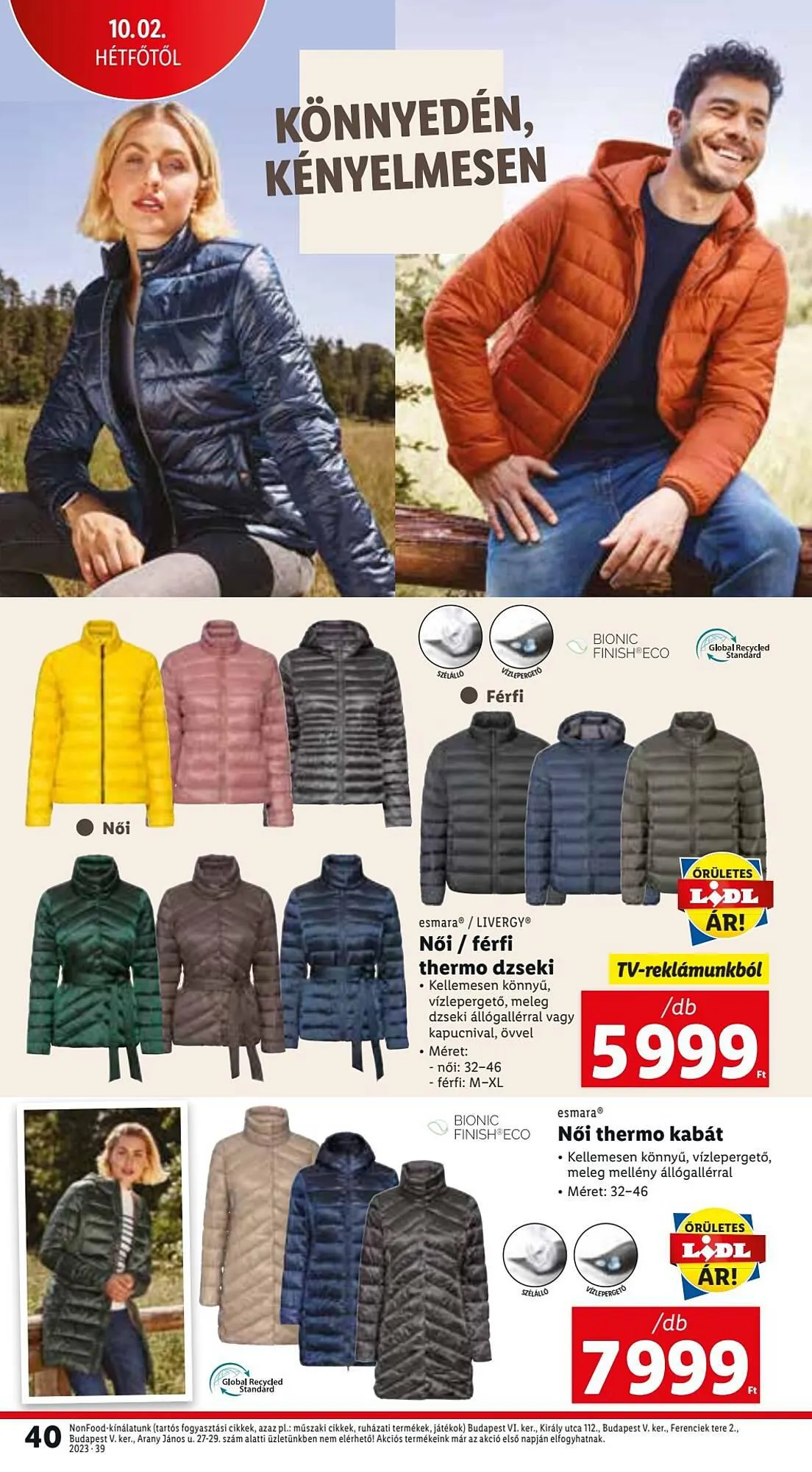 Katalógus Lidl akciós újság szeptember 28.-tól október 4.-ig 2023. - Oldal 40