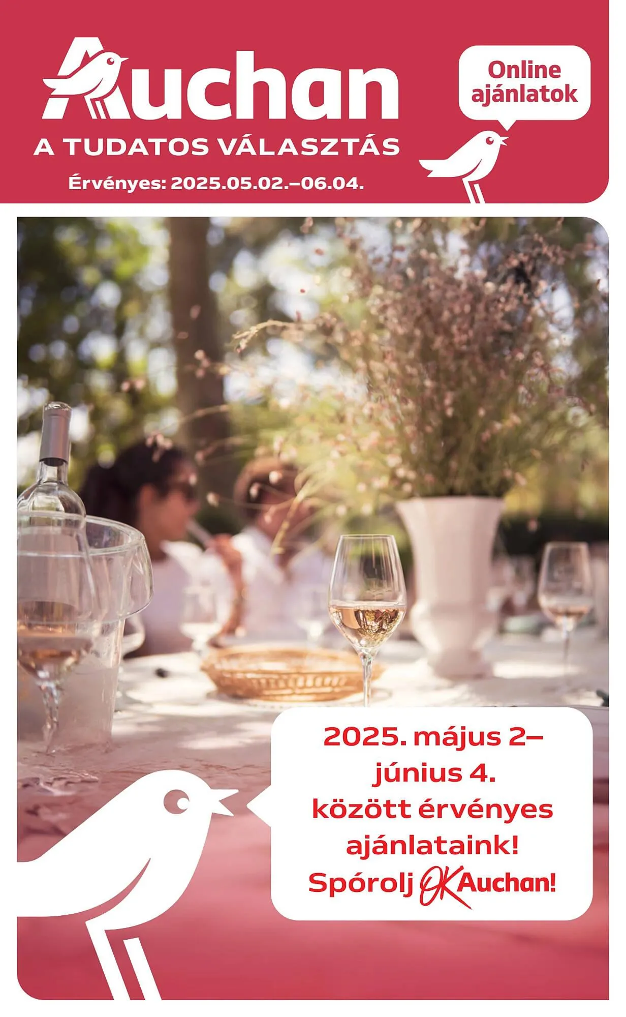 Katalógus Auchan akciós újság május 2.-tól június 4.-ig 2025. - Oldal 1