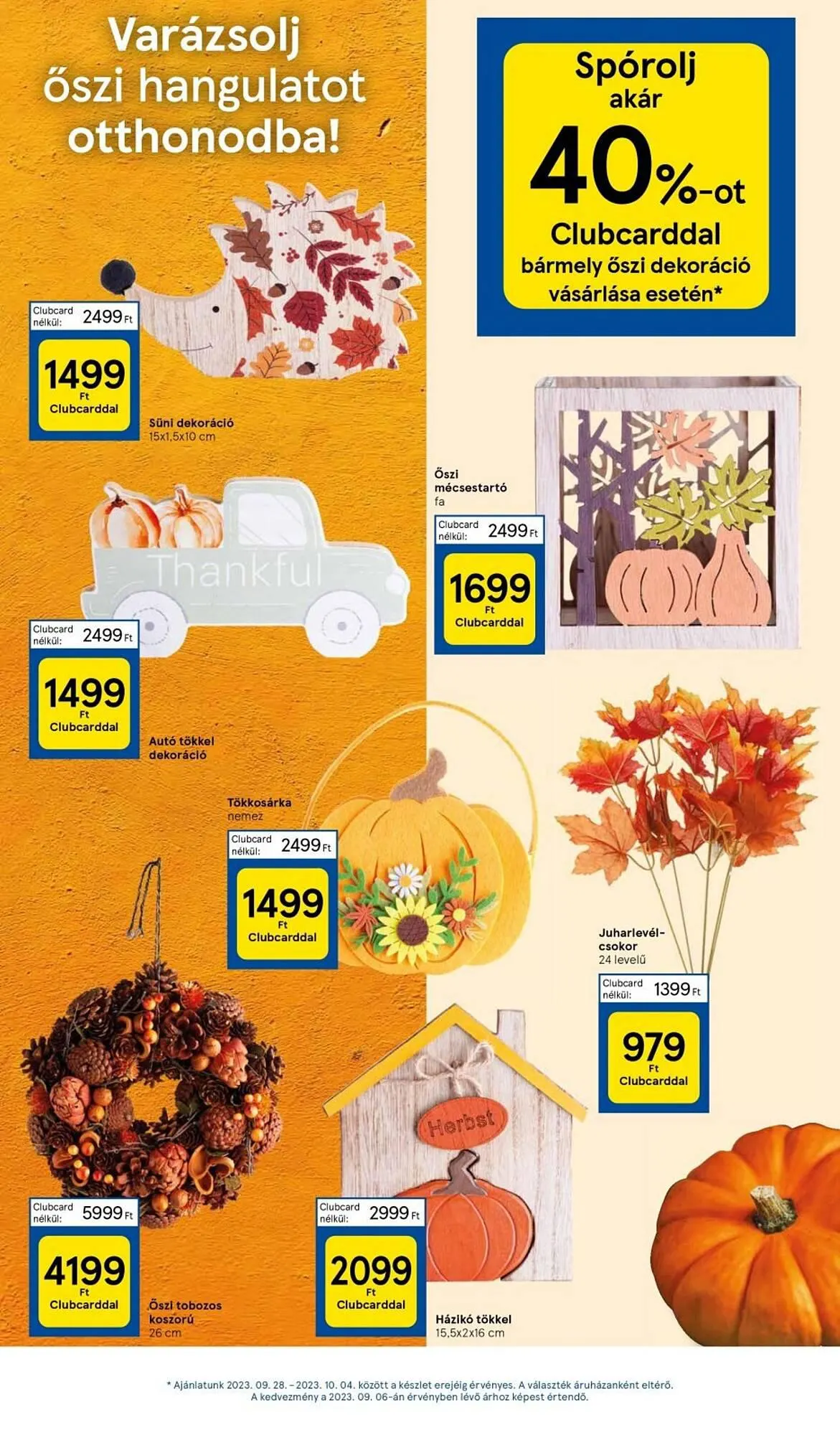 Katalógus Tesco  akciós újság szeptember 28.-tól október 10.-ig 2023. - Oldal 8