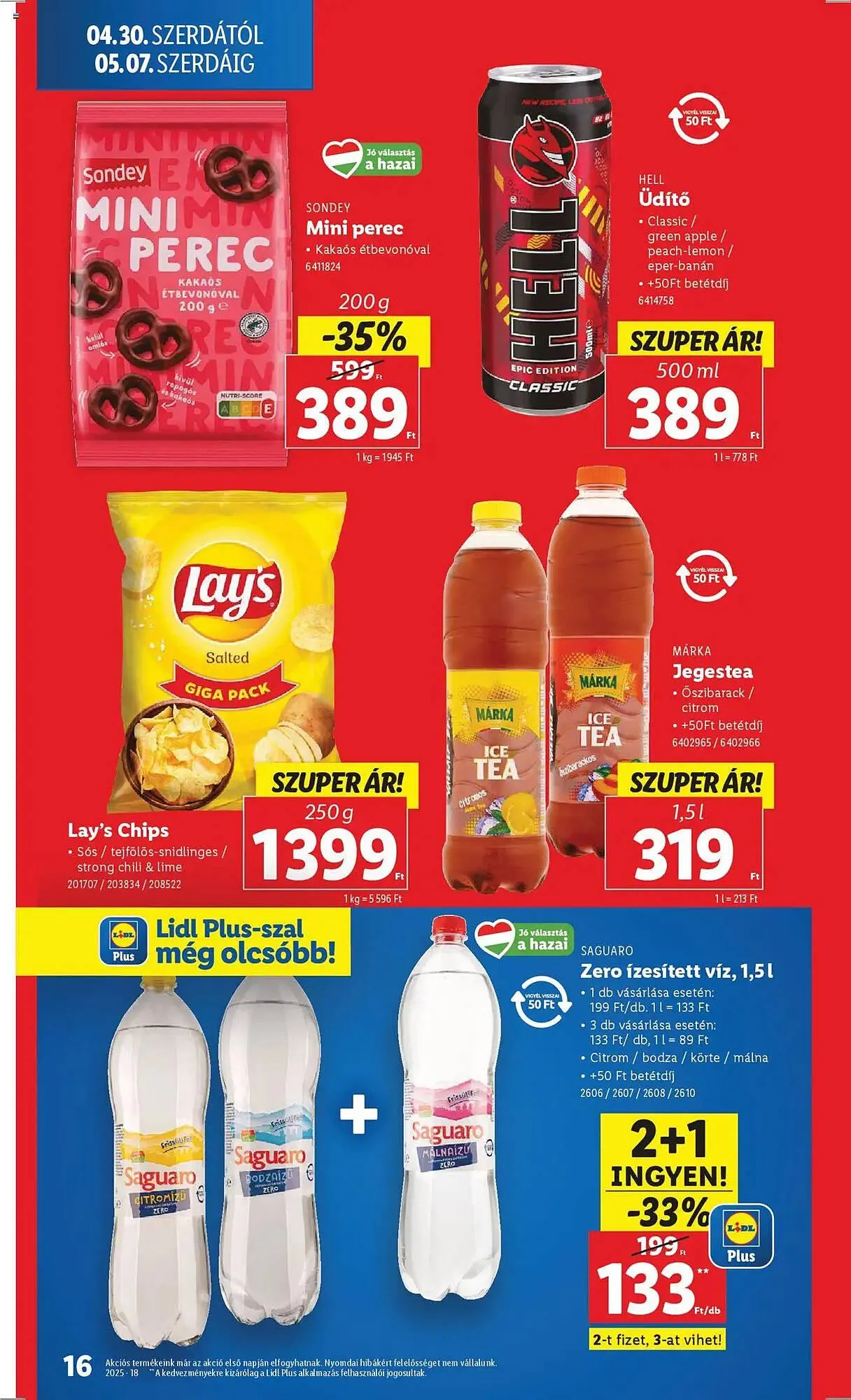 Katalógus Lidl akciós újság április 30.-tól május 7.-ig 2025. - Oldal 16