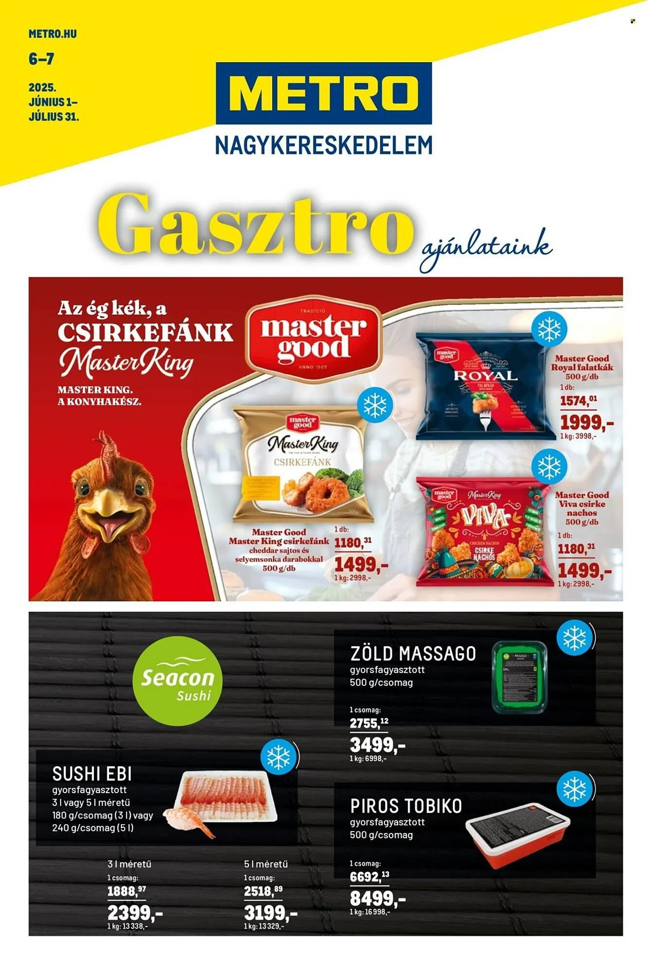 Katalógus Metro akciós újság június 1.-tól július 31.-ig 2025. - Oldal 1