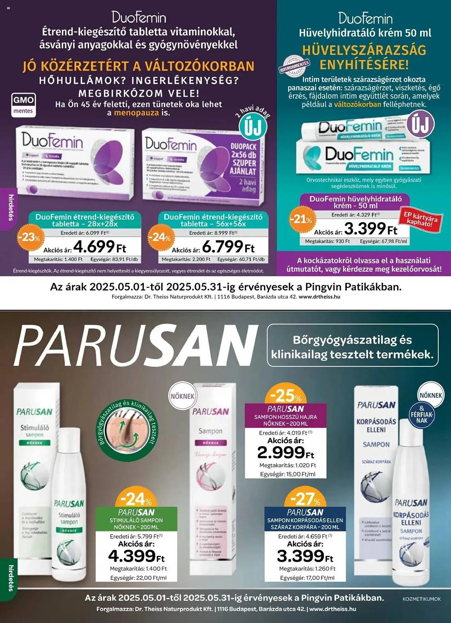 Katalógus Pingvin Patika akciós újság május 1.-tól május 31.-ig 2025. - Oldal 8