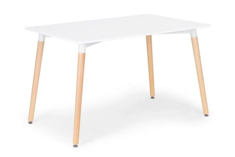 Modern étkezőasztal fehér színben