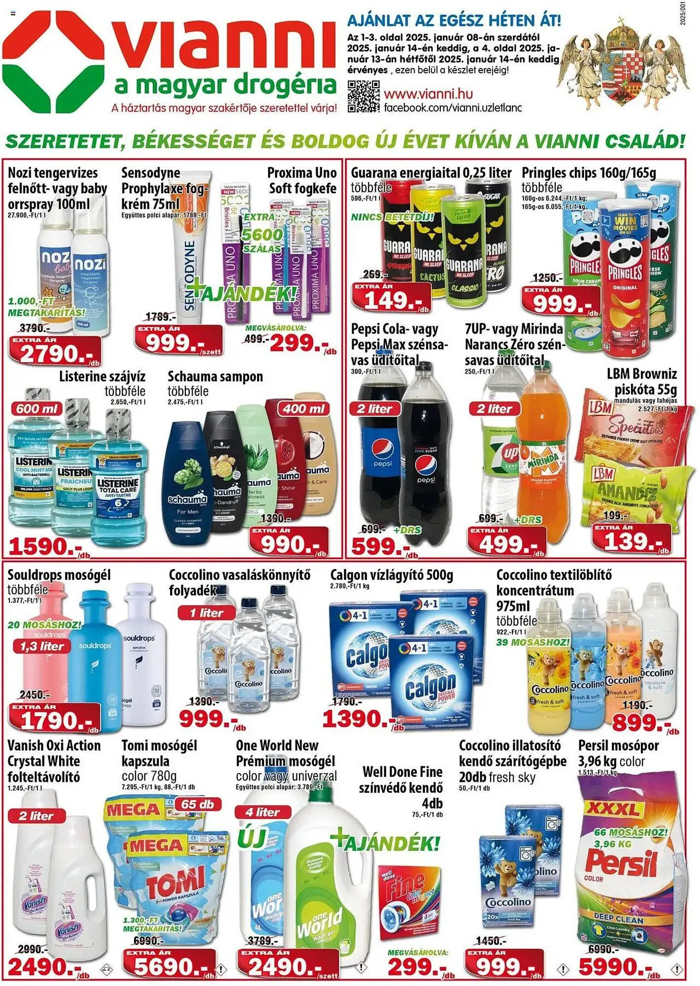 Katalógus Vianni Drogéria akciós újság január 8.-tól január 14.-ig 2025. - Oldal 1