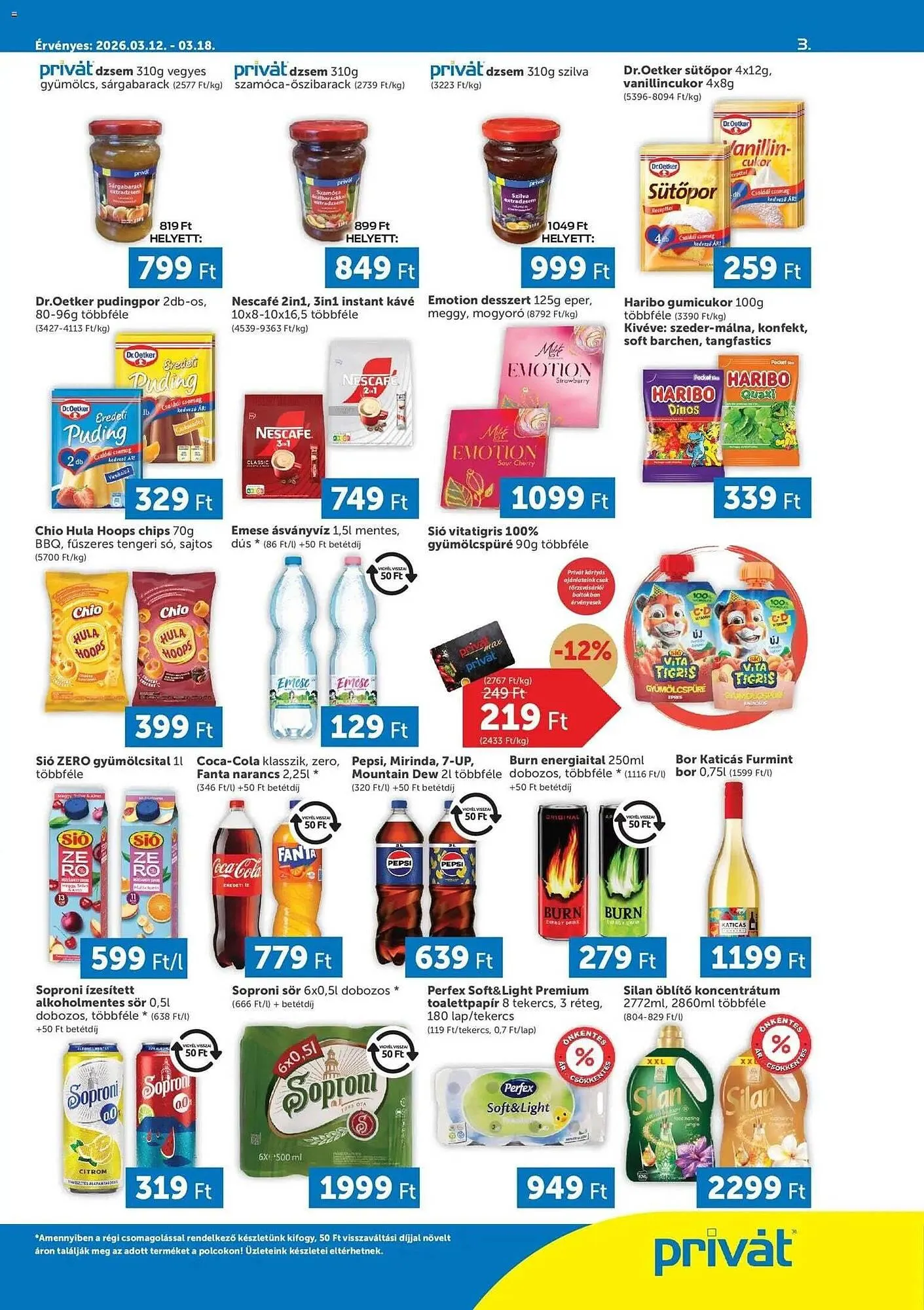 Katalógus PRIVÁT akciós újság március 12.-tól március 18.-ig 2026. - Oldal 3