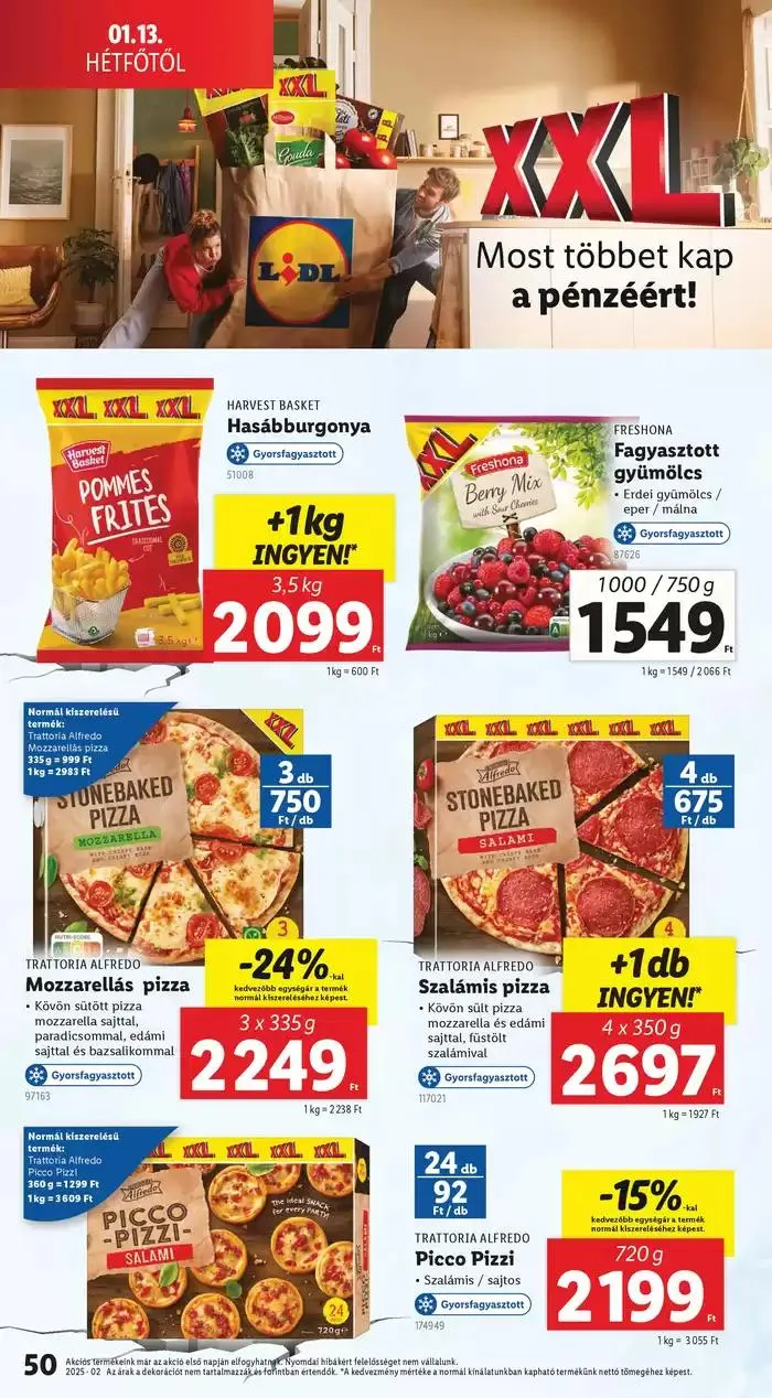 Katalógus Akciós újság – 02. hét január 9.-tól január 15.-ig 2025. - Oldal 50