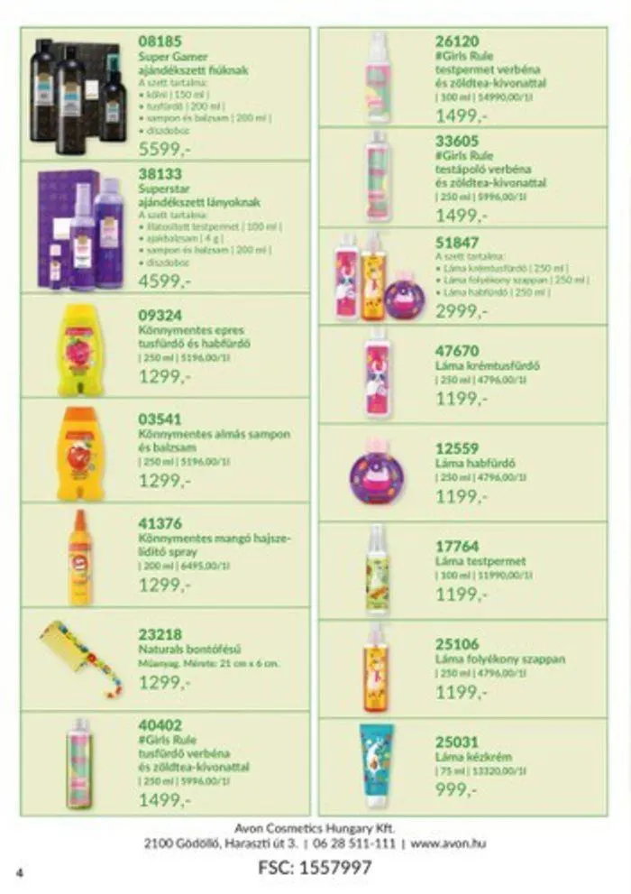 Katalógus katalogus Avon! május 2.-tól május 31.-ig 2024. - Oldal 4