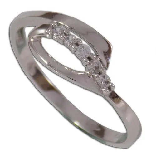 Arany eljegyzési gyűrű fehéraranyból