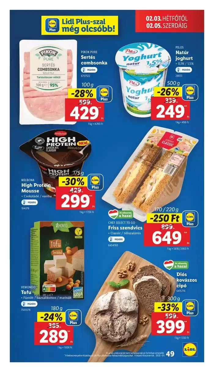 Katalógus Akciós újság – 05. hét január 30.-tól február 5.-ig 2025. - Oldal 49