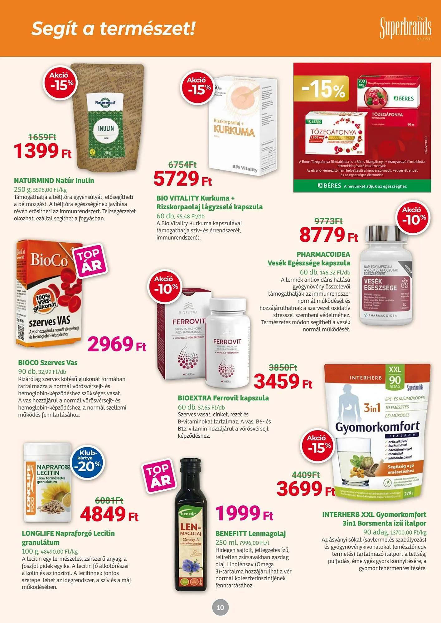 Katalógus Herbaház akciós újság március 3.-tól március 30.-ig 2025. - Oldal 10