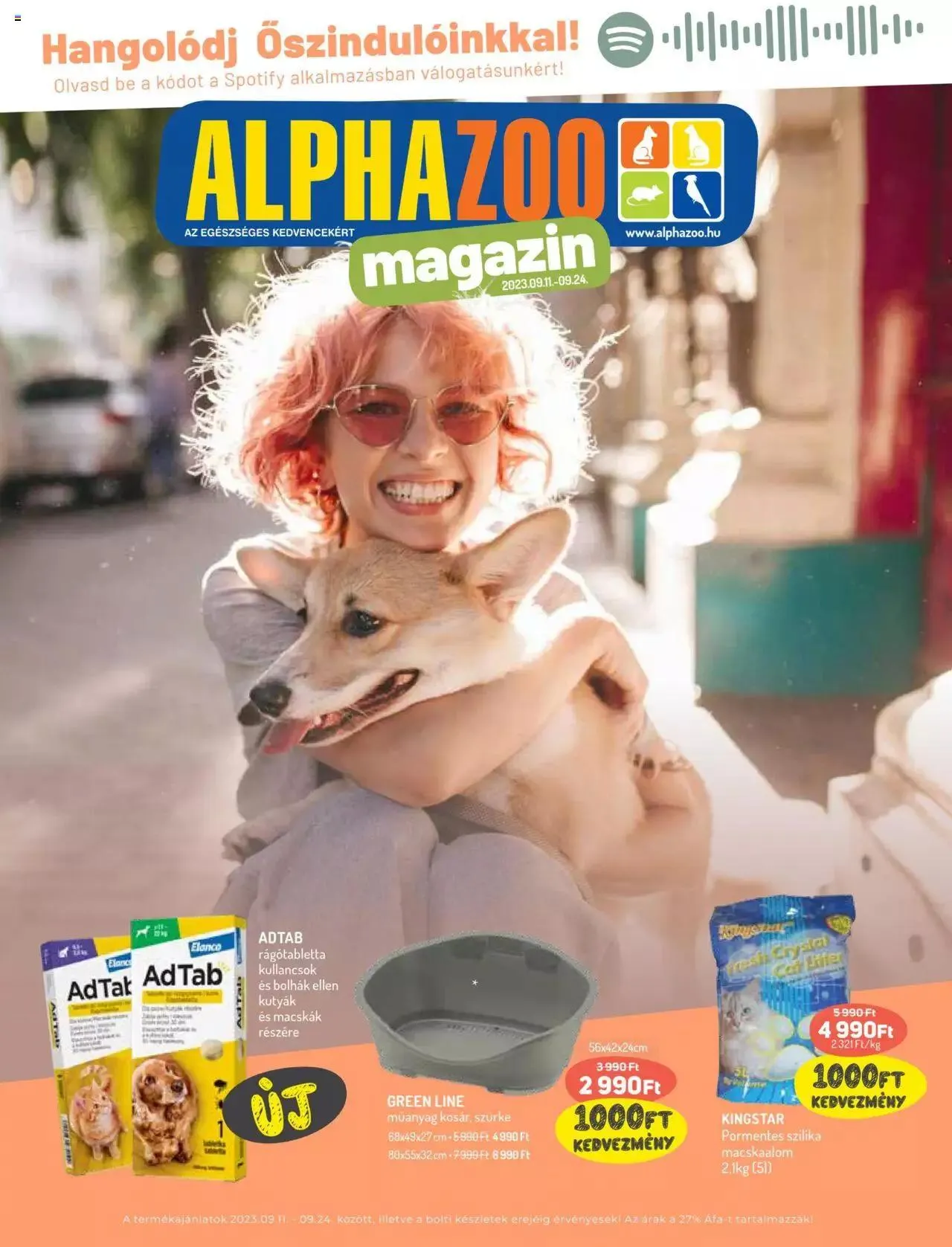 Katalógus AlphaZoo Akciós újság szeptember 11.-tól szeptember 24.-ig 2023. - Oldal 1