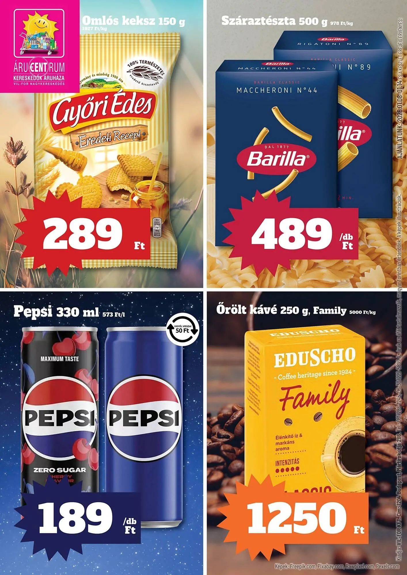 Katalógus Vil-For akciós újság január 8.-tól január 14.-ig 2026. - Oldal 1