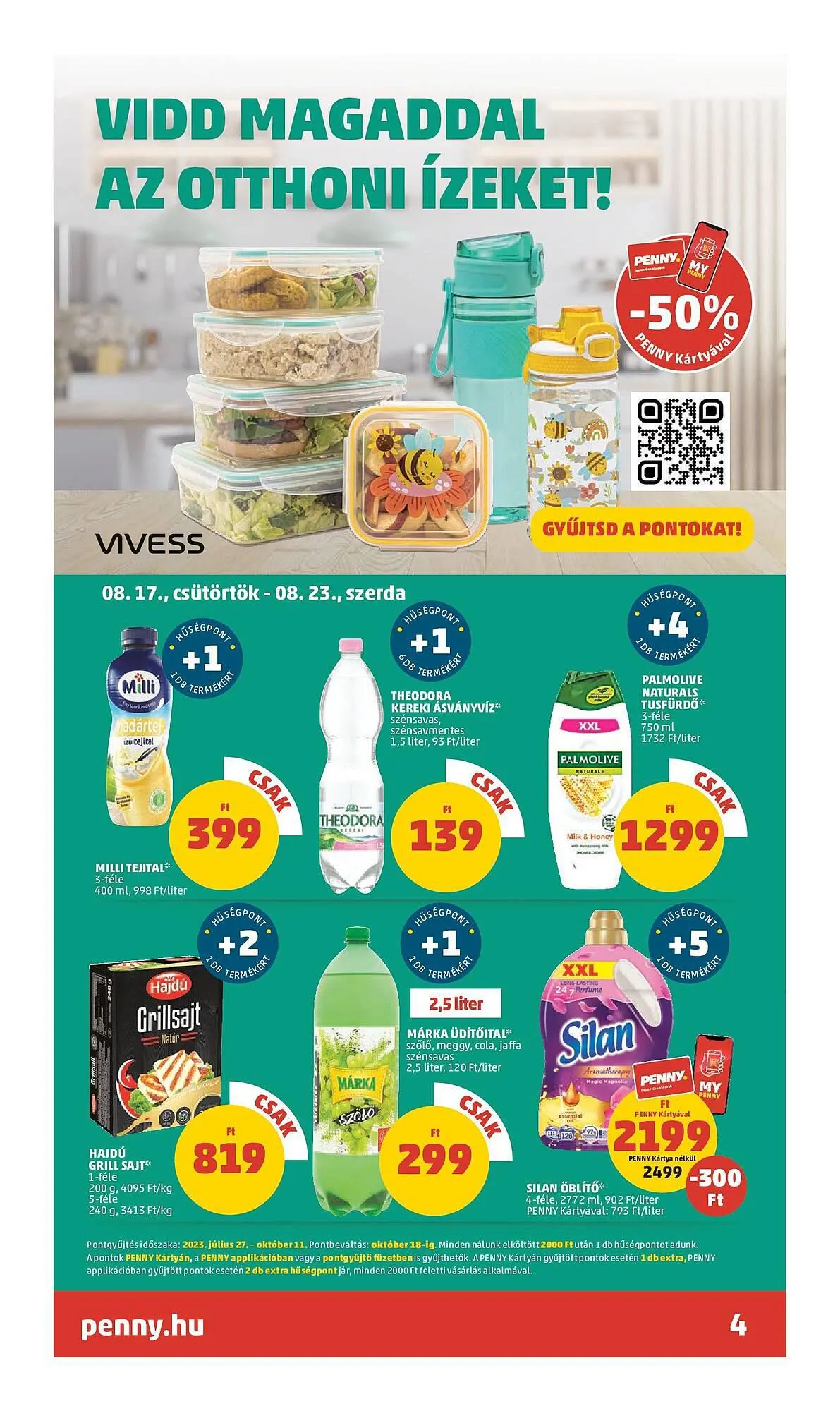 Katalógus PENNY akciós újság augusztus 17.-tól augusztus 23.-ig 2023. - Oldal 4