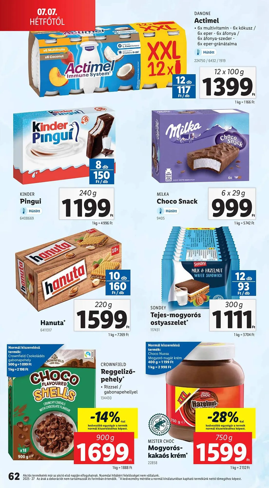 Katalógus Lidl akciós újság július 3.-tól július 9.-ig 2025. - Oldal 62