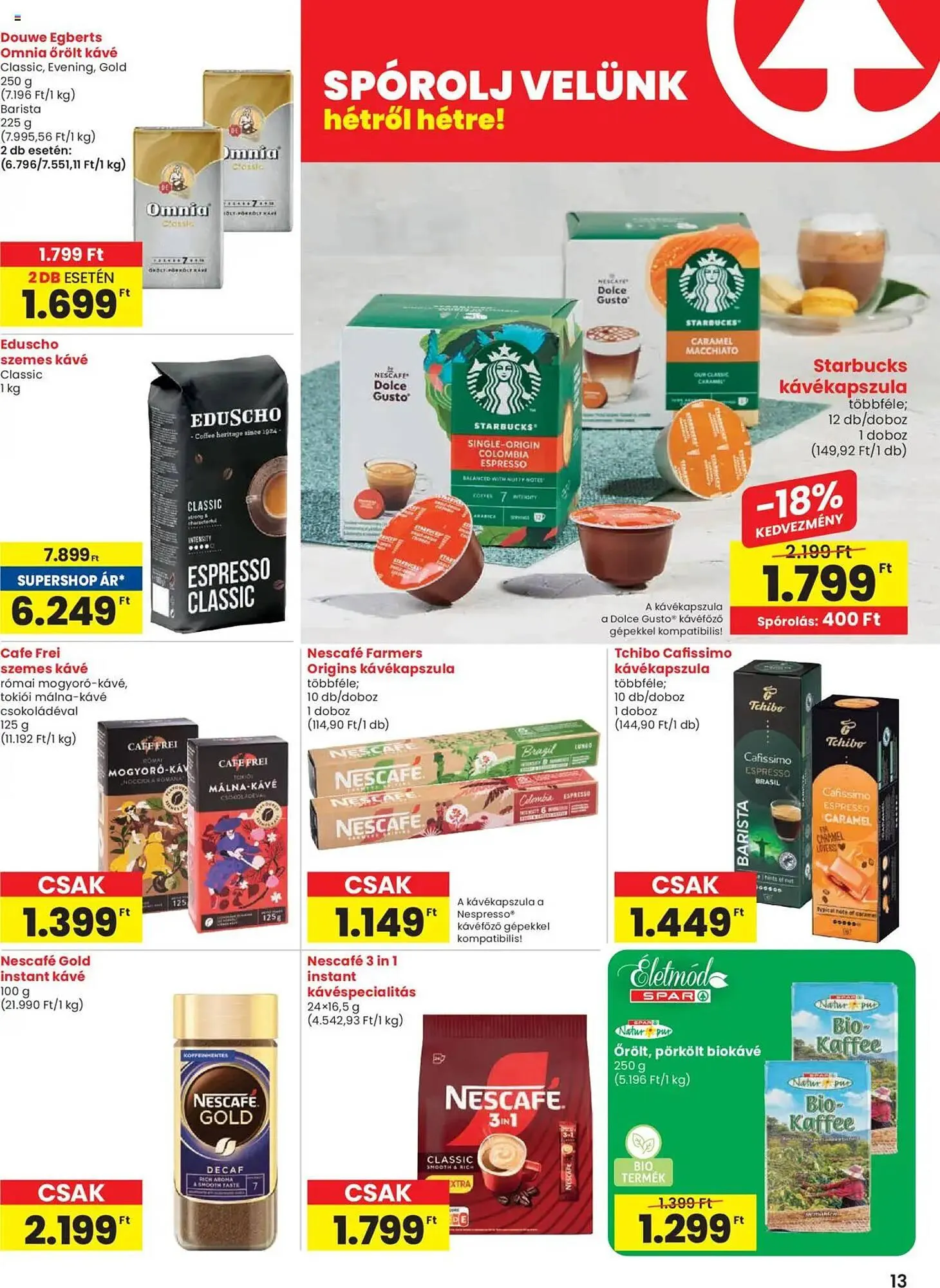 Katalógus Spar akciós újság március 20.-tól március 26.-ig 2025. - Oldal 13