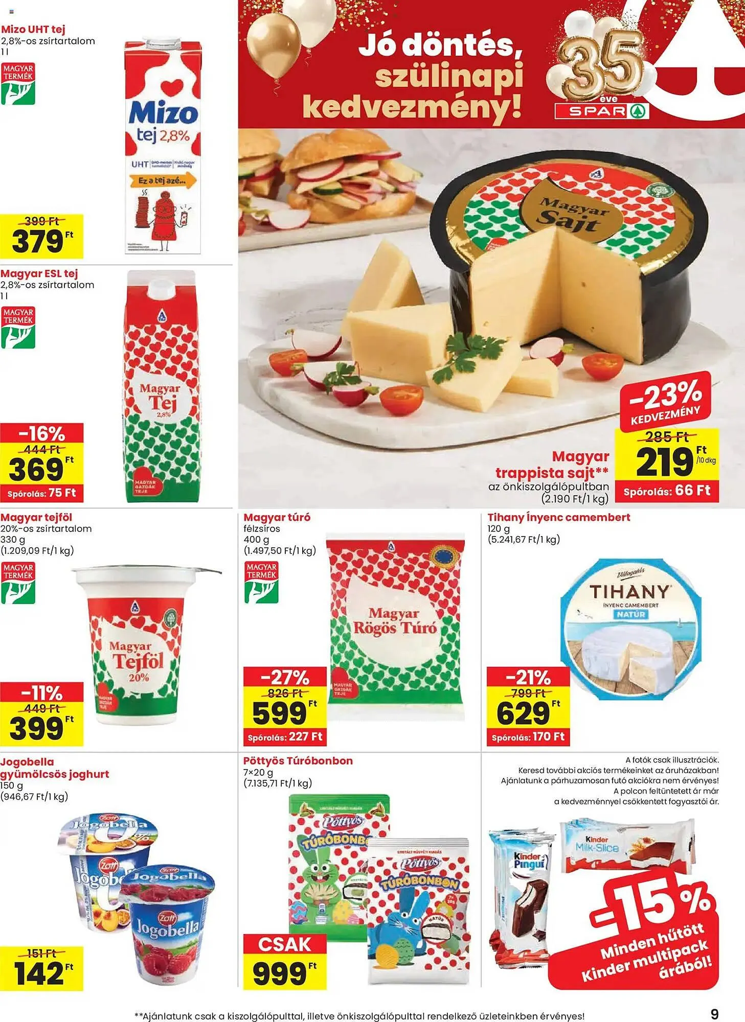 Katalógus Spar akciós újság március 26.-tól április 8.-ig 2026. - Oldal 9