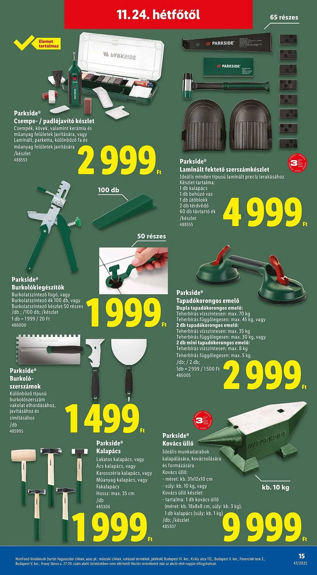 Katalógus Lidl akciós újság november 20.-tól november 26.-ig 2025. - Oldal 15