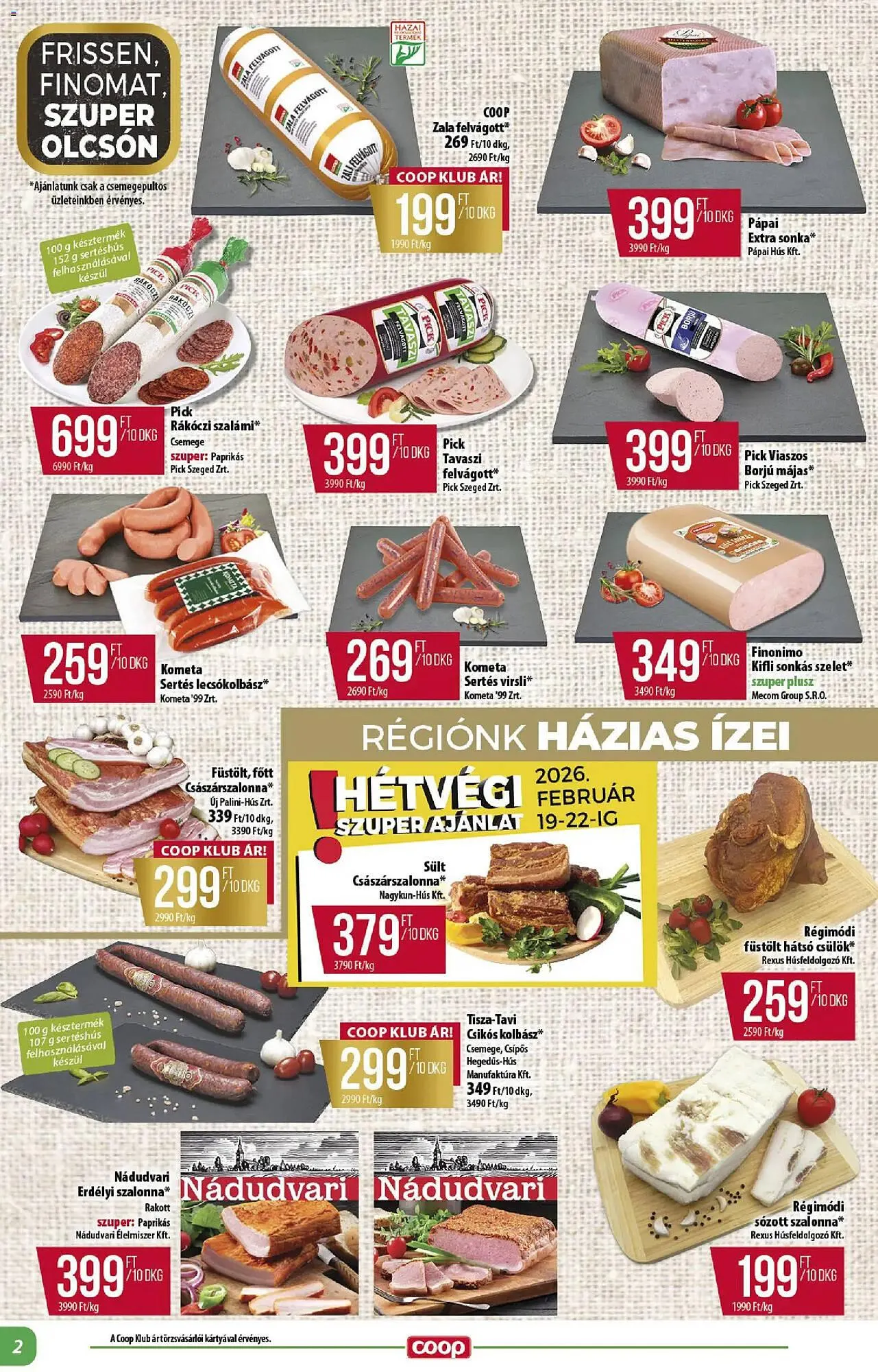 Katalógus Coop akciós újság február 19.-tól február 25.-ig 2026. - Oldal 2
