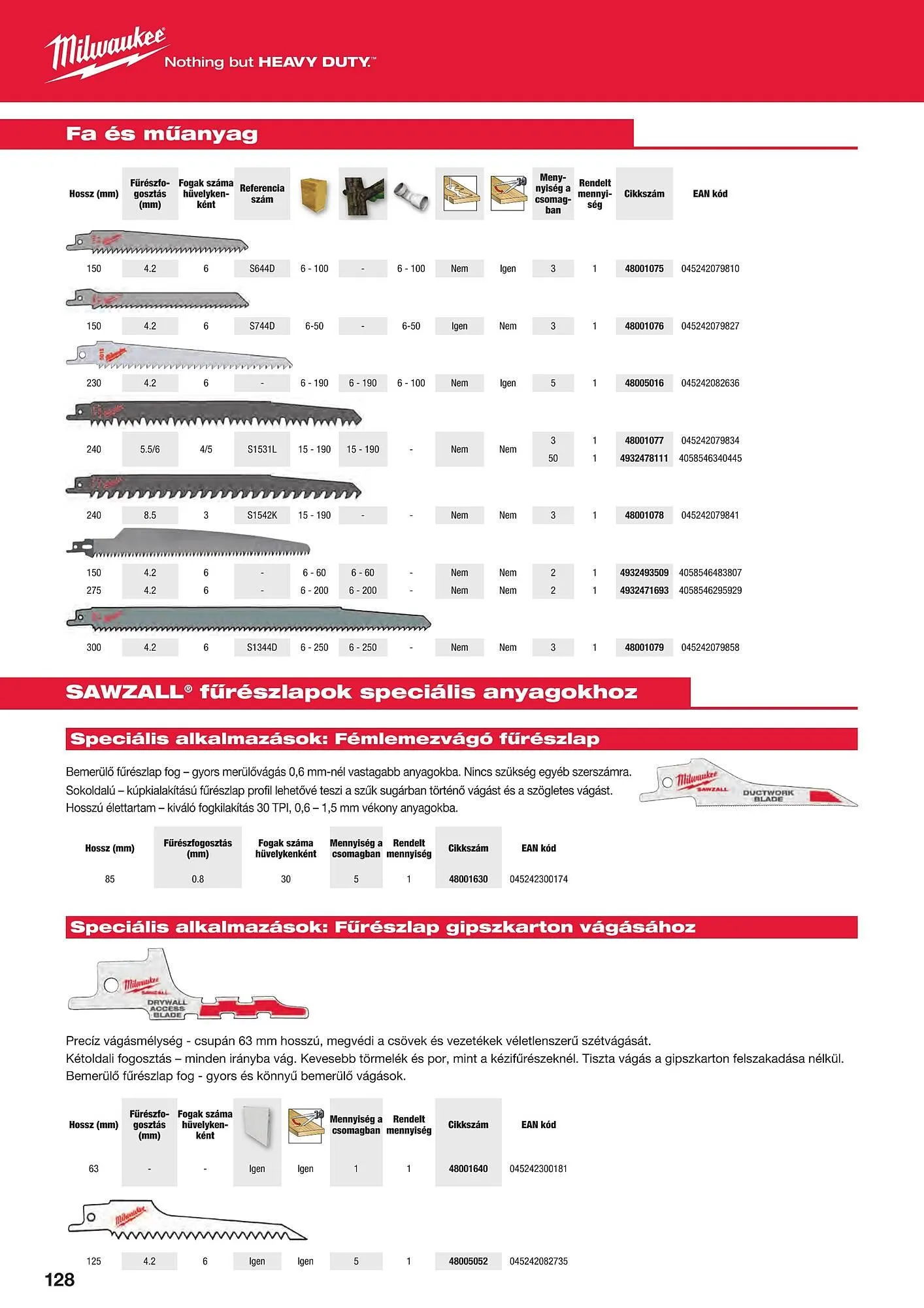 Katalógus Milwaukeetool akciós újság augusztus 14.-tól december 31.-ig 2024. - Oldal 128