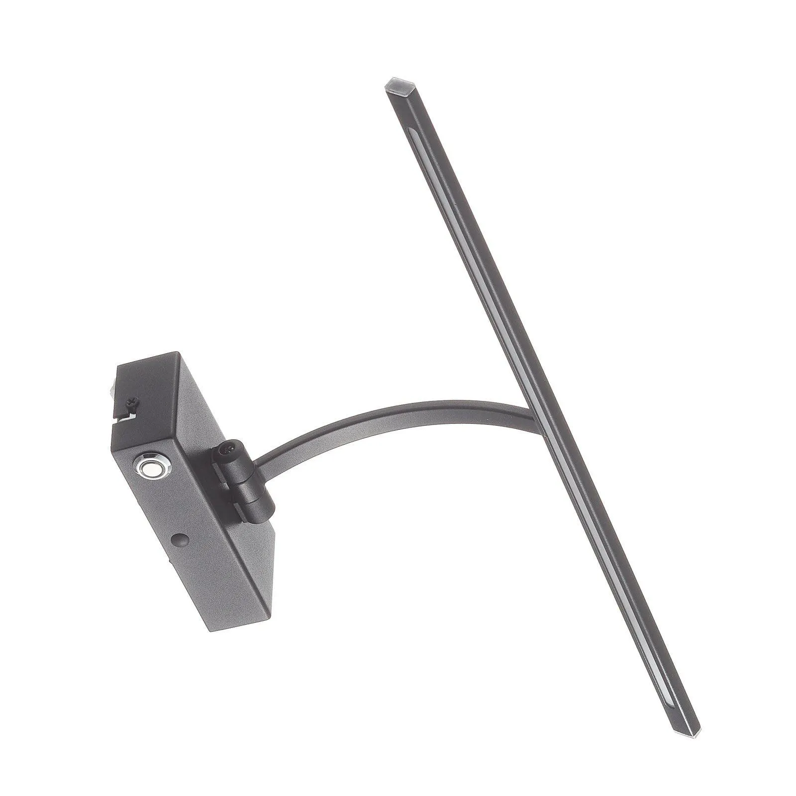 LED fali lámpa Matisse, szélesség 45 cm, fekete