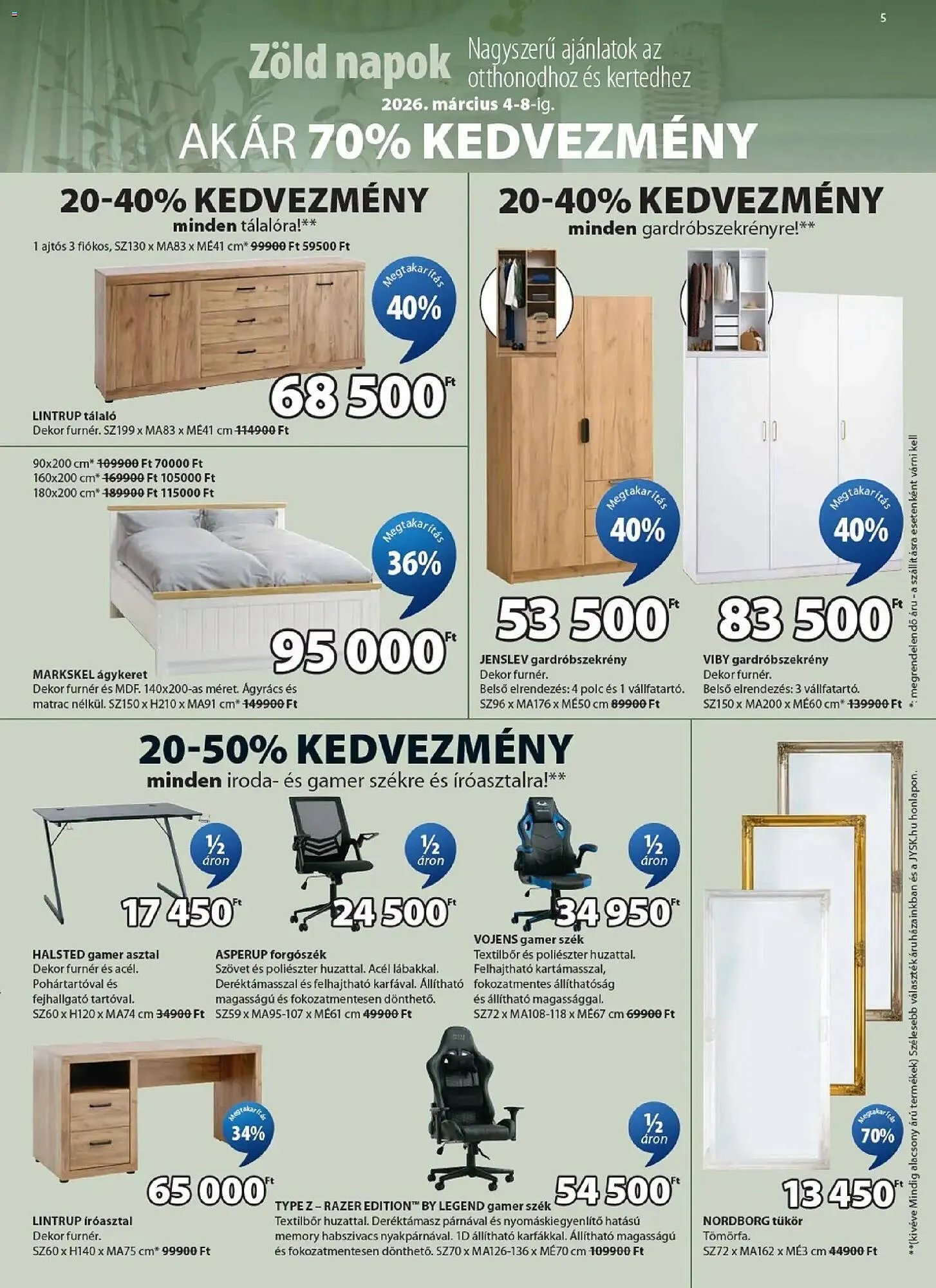 Katalógus JYSK akciós újság március 4.-tól április 7.-ig 2026. - Oldal 5