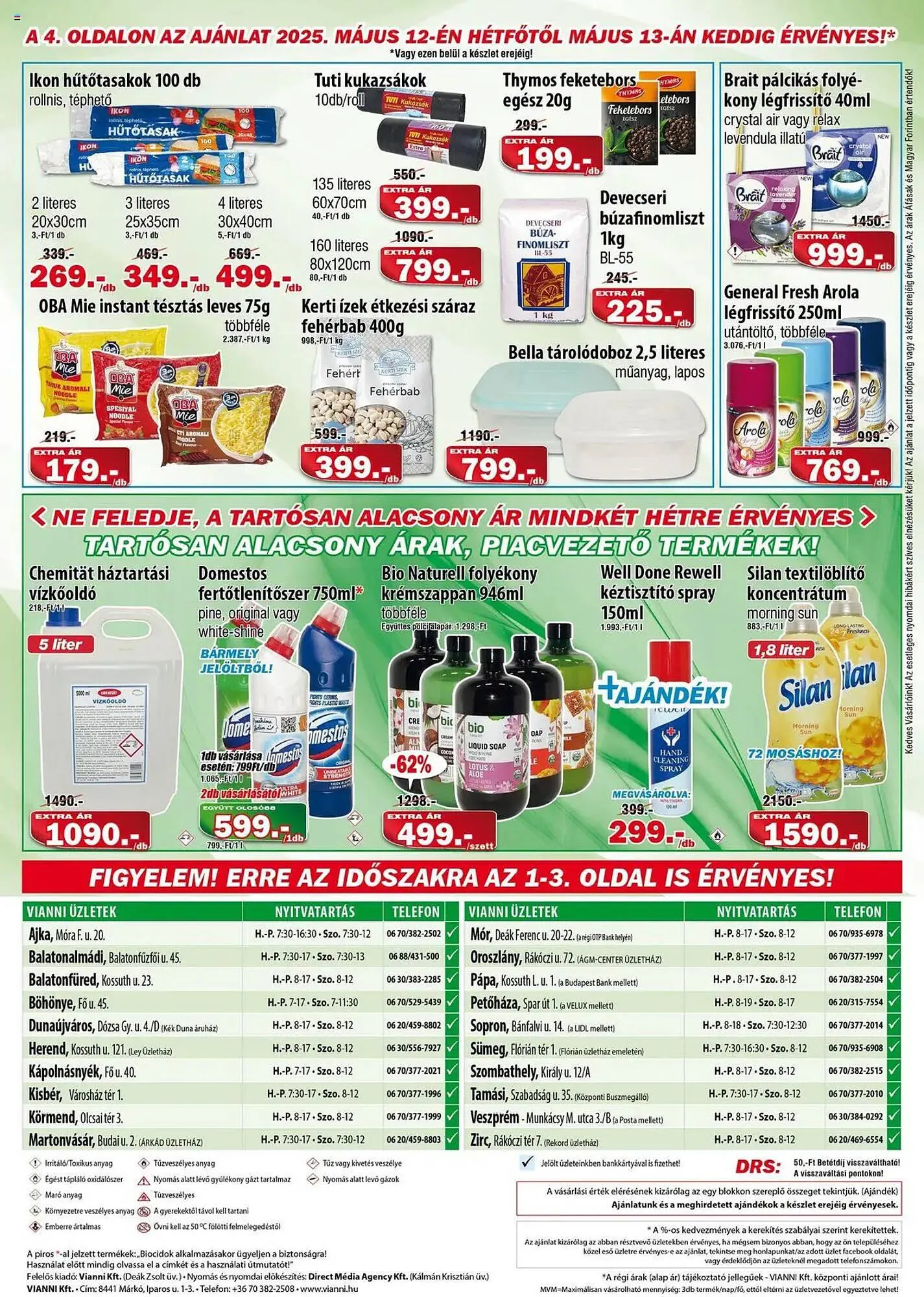 Katalógus Vianni Drogéria akciós újság május 7.-tól május 13.-ig 2025. - Oldal 4