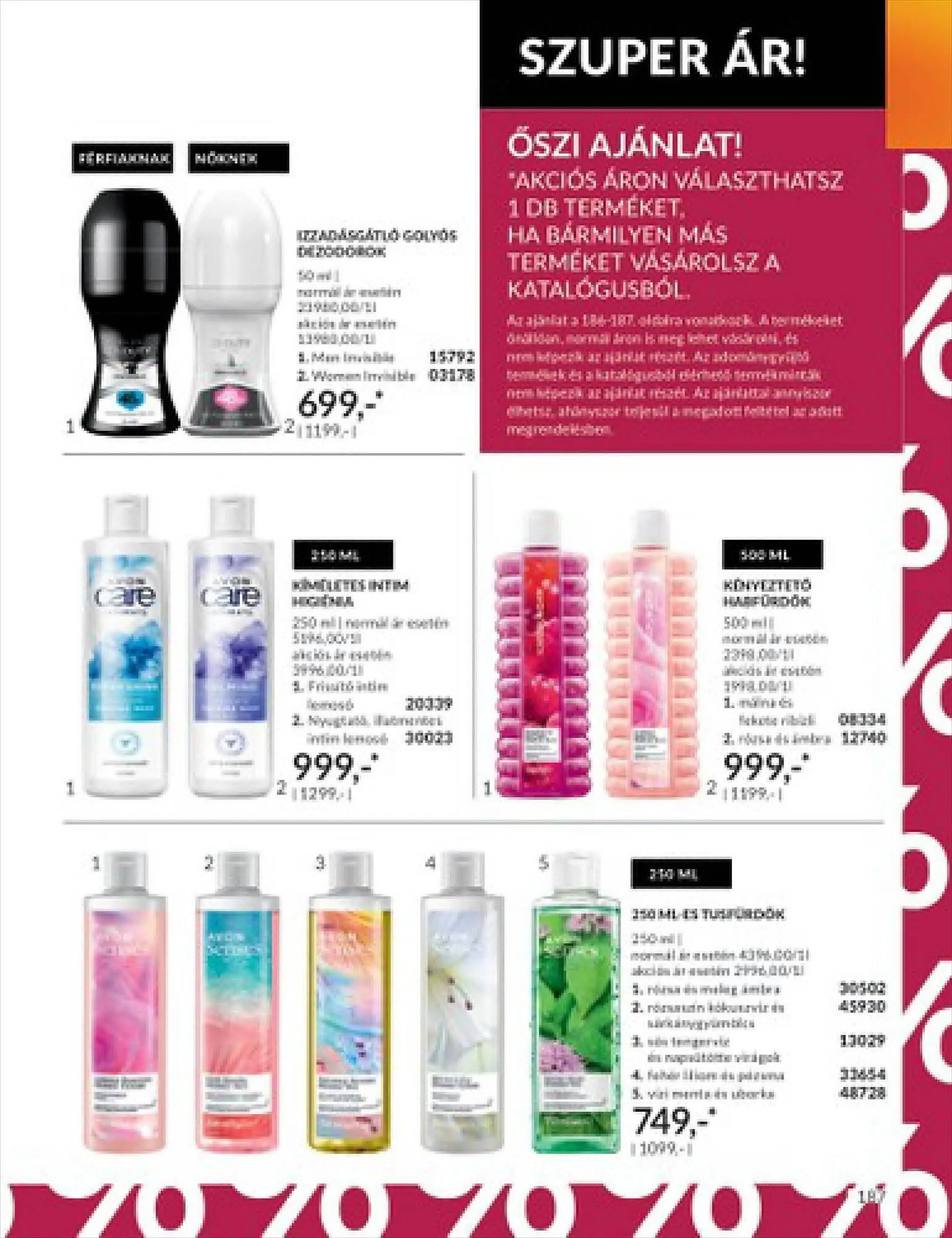 Katalógus AVON akciós újság szeptember 1.-tól szeptember 30.-ig 2023. - Oldal 191