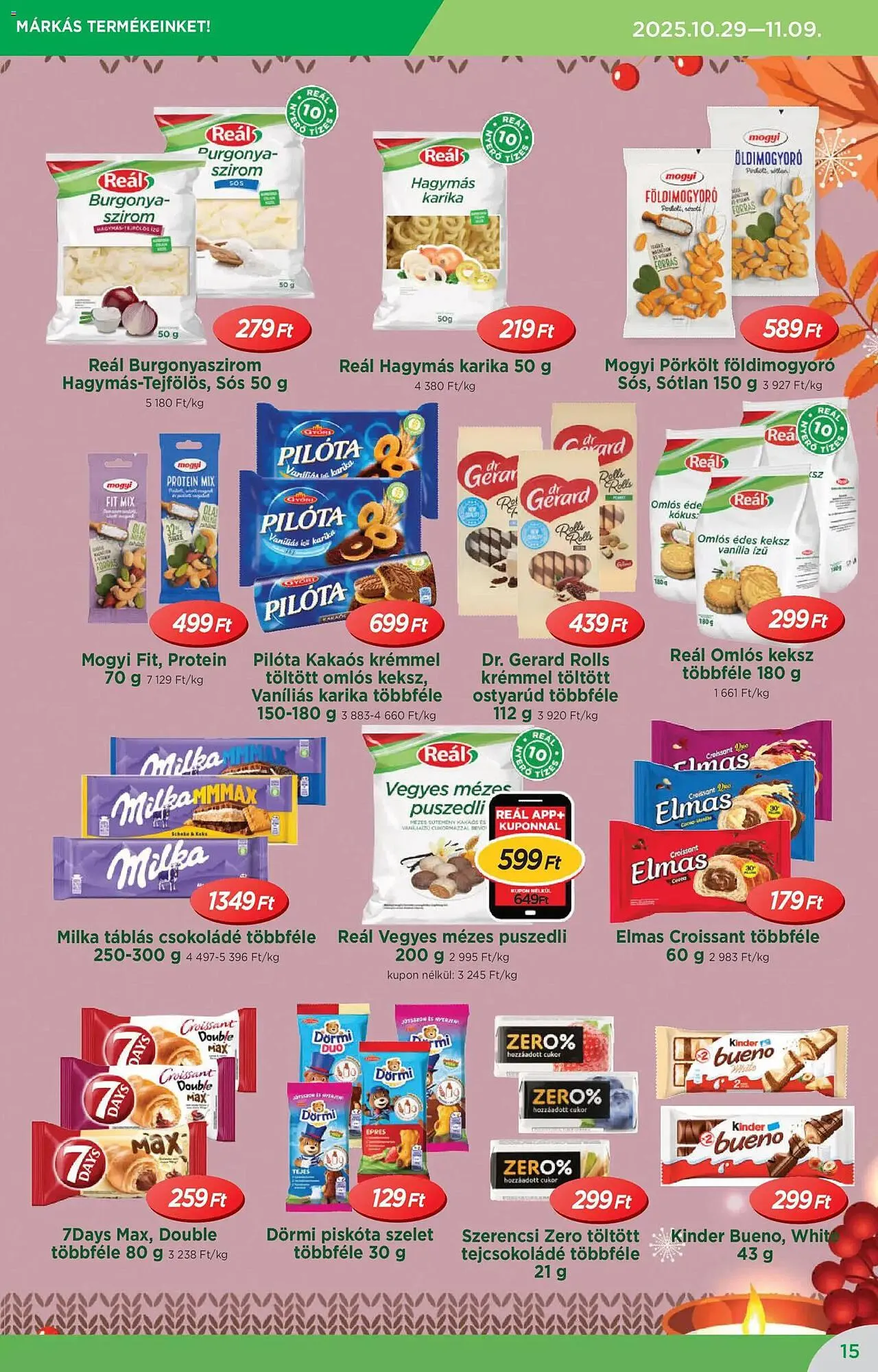 Katalógus Real akciós újság október 29.-tól november 9.-ig 2025. - Oldal 15