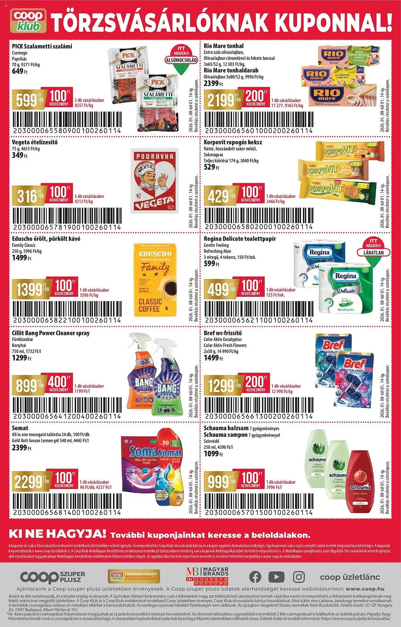 Katalógus Coop akciós újság január 8.-tól január 14.-ig 2026. - Oldal 12