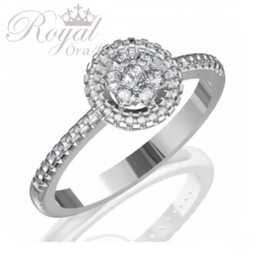 Arany Eljegyzési Gyűrű Royal-013F