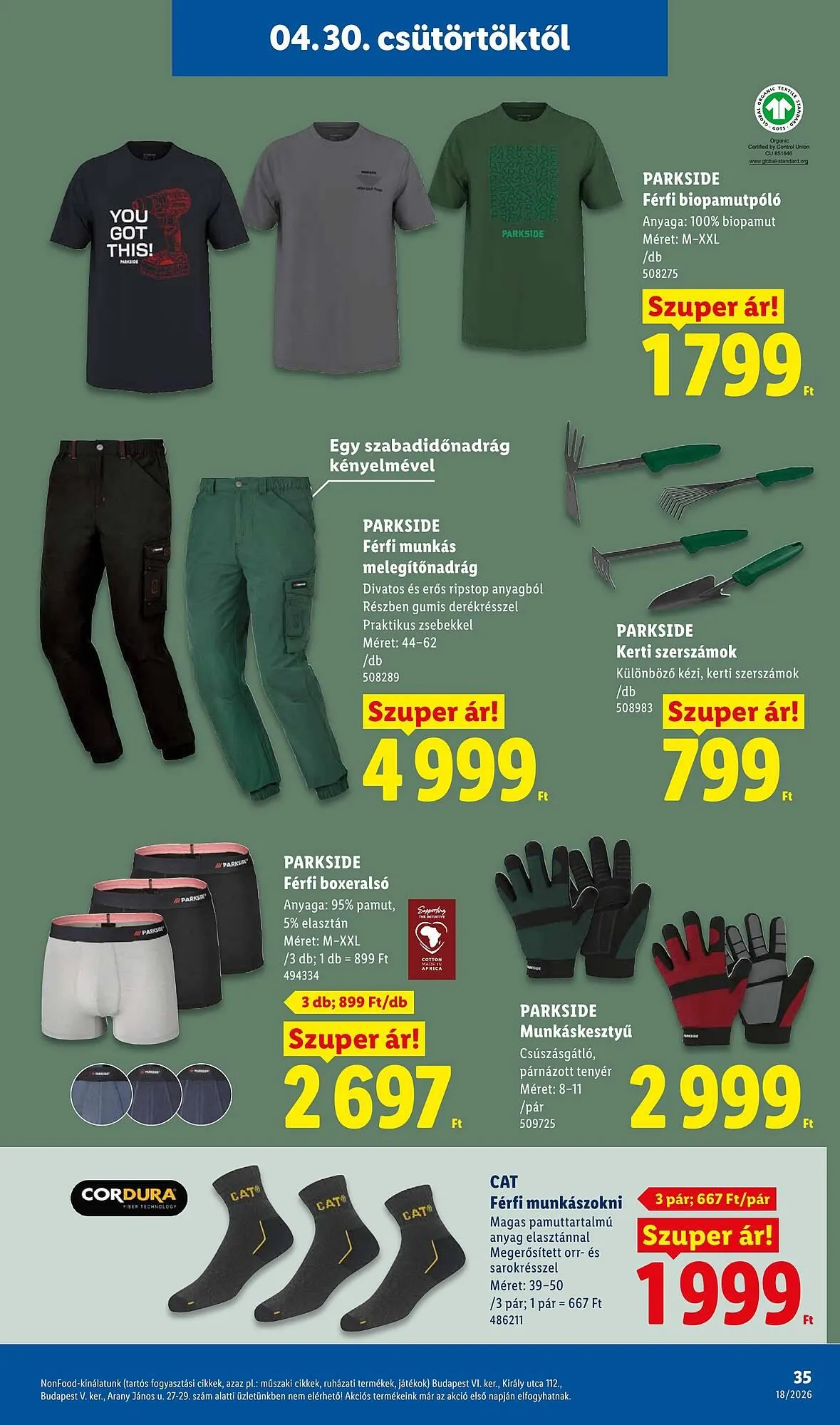 Katalógus Lidl akciós újság április 30.-tól május 6.-ig 2026. - Oldal 35