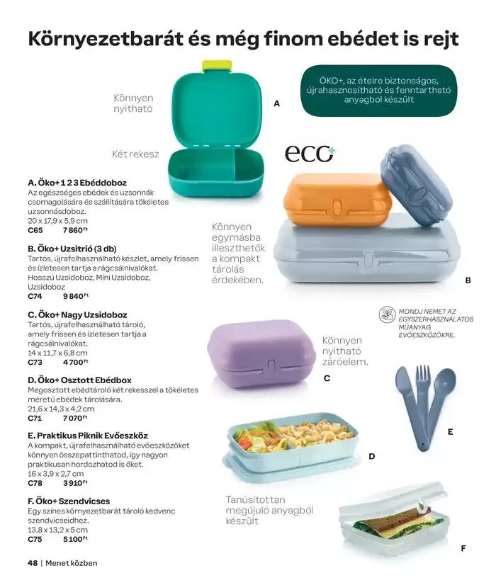 Katalógus Tupperware Autumn - Winter 2024/2025 Catalogue október 3.-tól március 23.-ig 2025. - Oldal 48