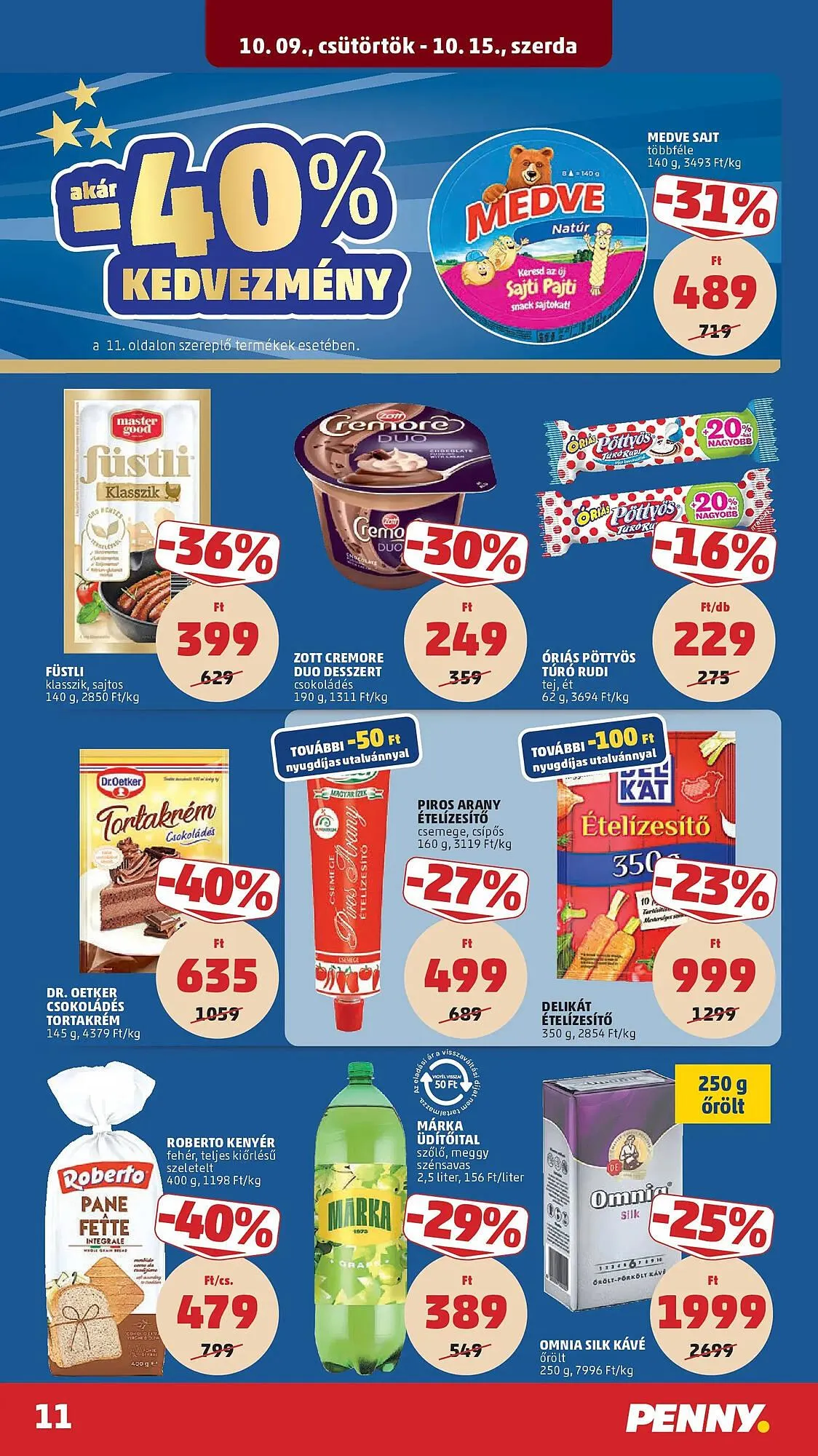 Katalógus PENNY akciós újság október 9.-tól október 15.-ig 2025. - Oldal 11