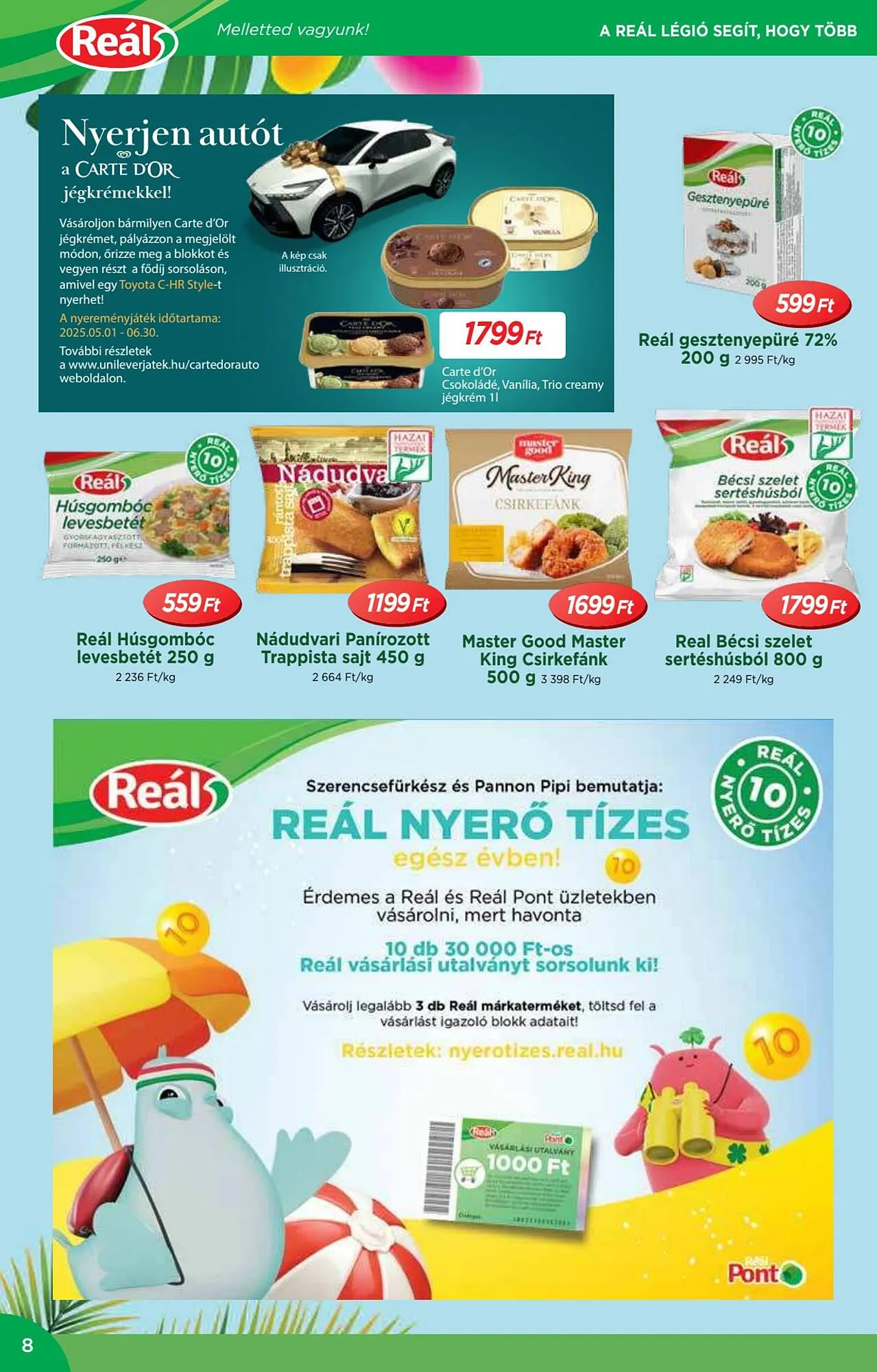 Katalógus Real akciós újság június 4.-tól június 15.-ig 2025. - Oldal 8