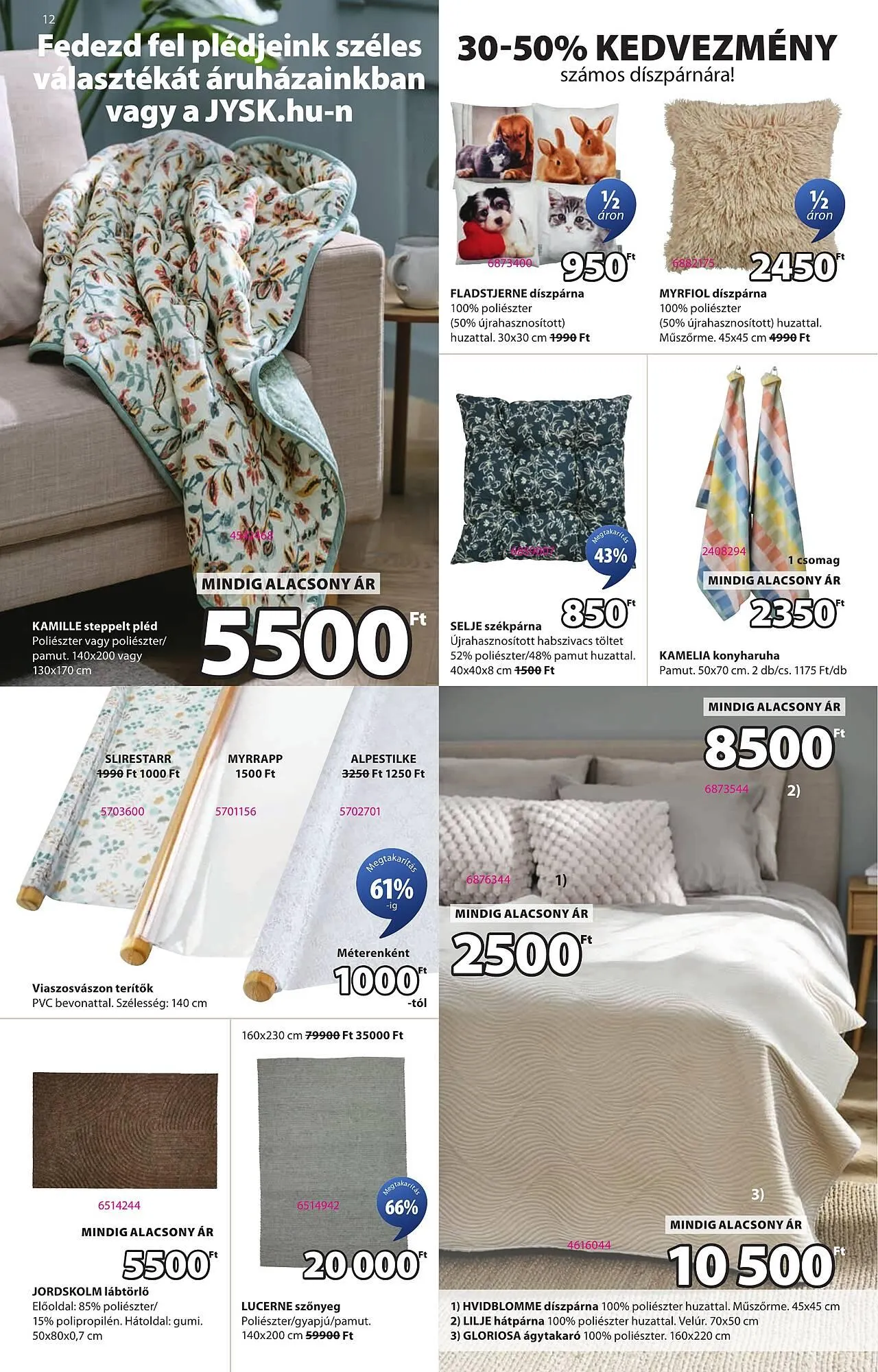 Katalógus JYSK akciós újság január 7.-tól február 1.-ig 2026. - Oldal 12