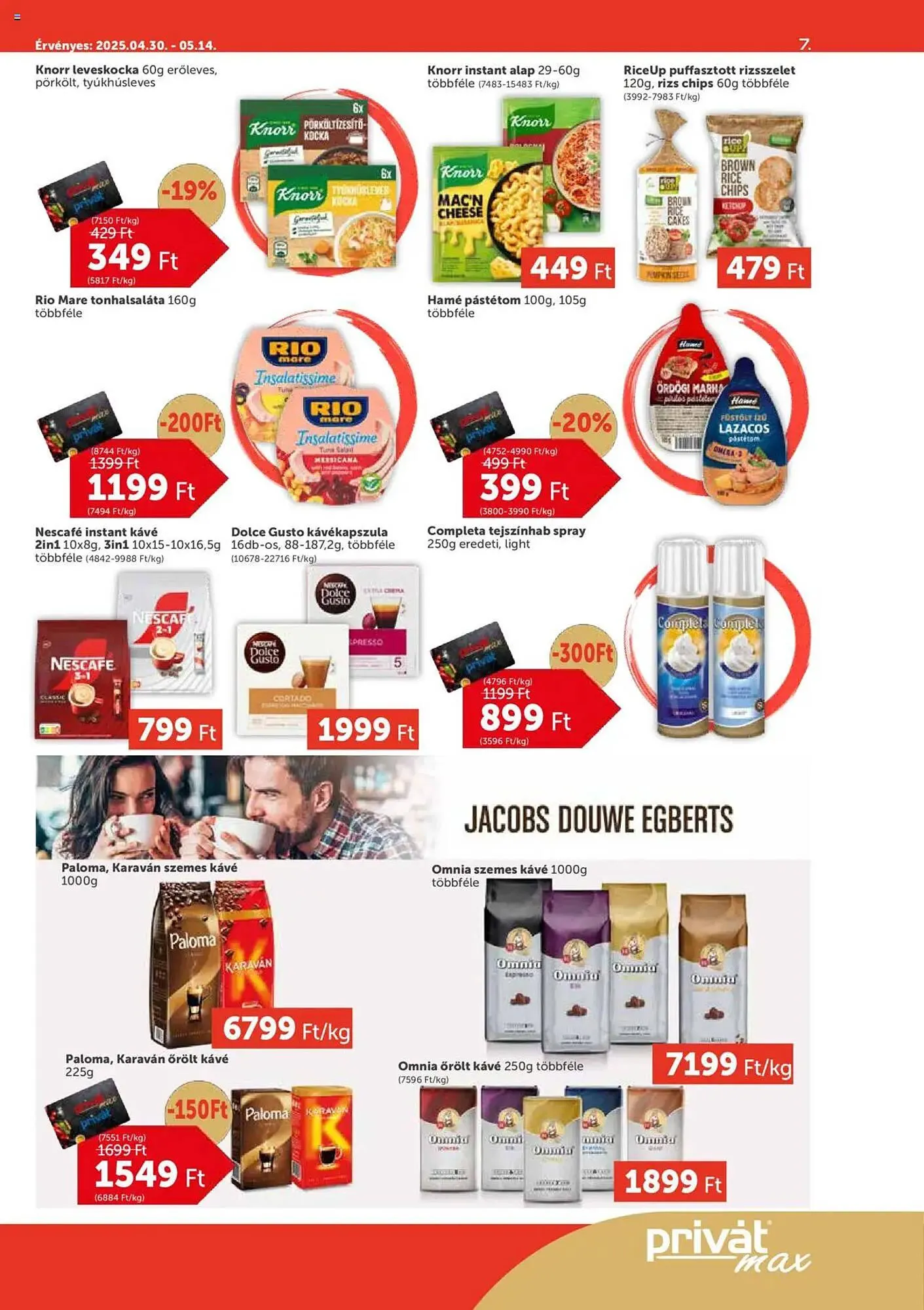 Katalógus PRIVÁT akciós újság április 30.-tól május 14.-ig 2025. - Oldal 7