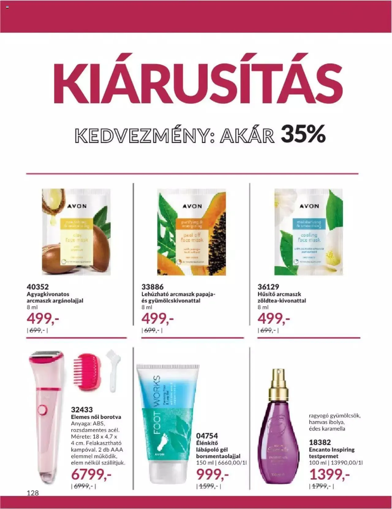 Katalógus Katalógus AVON 2023 Augusztus augusztus 1.-tól augusztus 31.-ig 2023. - Oldal 132