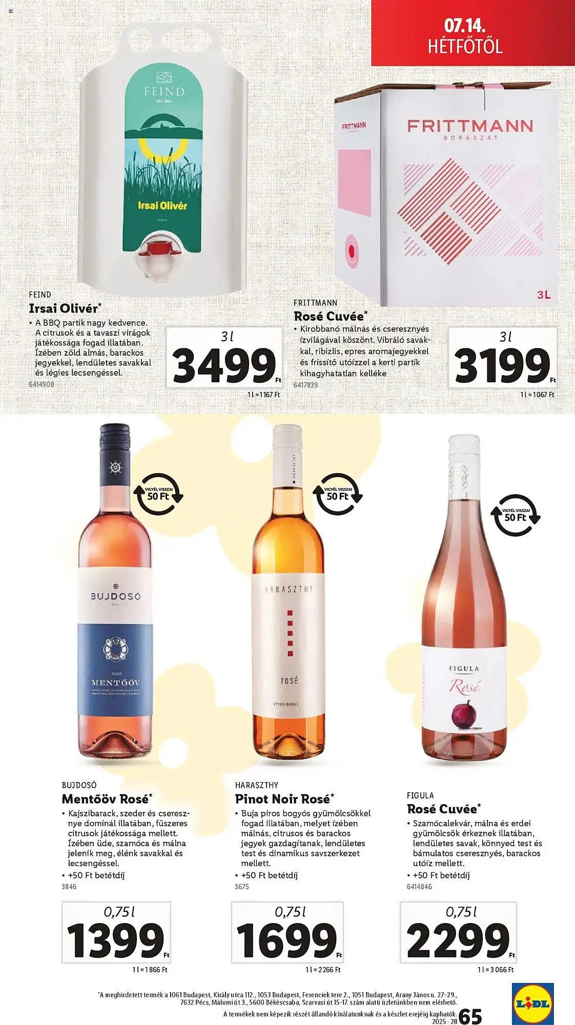 Katalógus Lidl akciós újság július 10.-tól július 16.-ig 2025. - Oldal 65