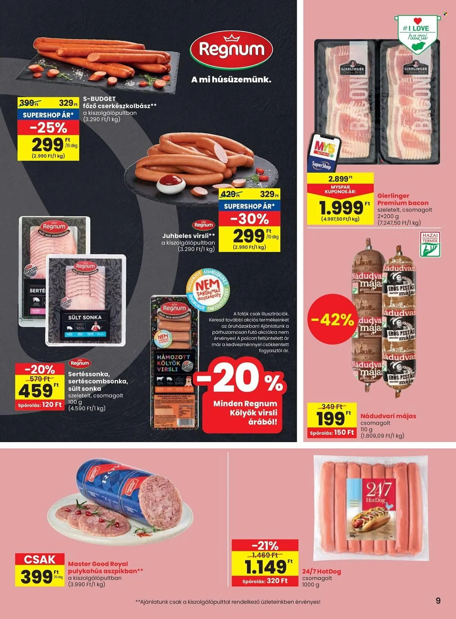 Katalógus Spar akciós újság október 9.-tól október 15.-ig 2025. - Oldal 9