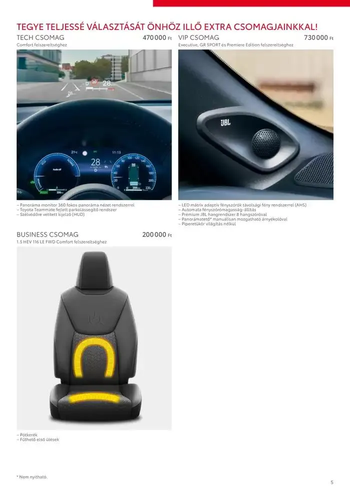 Katalógus Toyota Új YARIS CROSS február 11.-tól február 11.-ig 2026. - Oldal 5