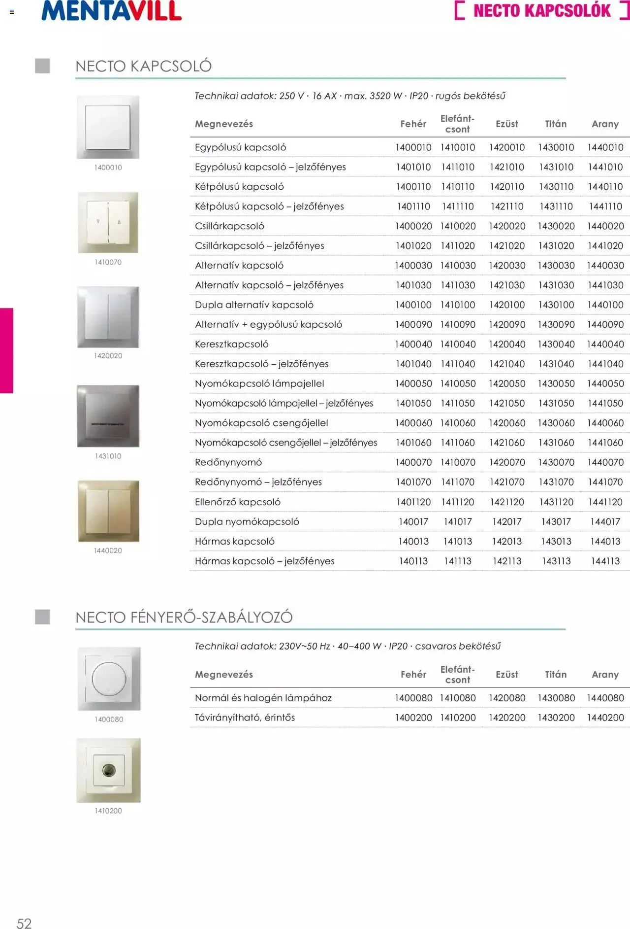 Katalógus Mentavill - Termékkatalógus 2022-2023 december 21.-tól december 31.-ig 2024. - Oldal 53
