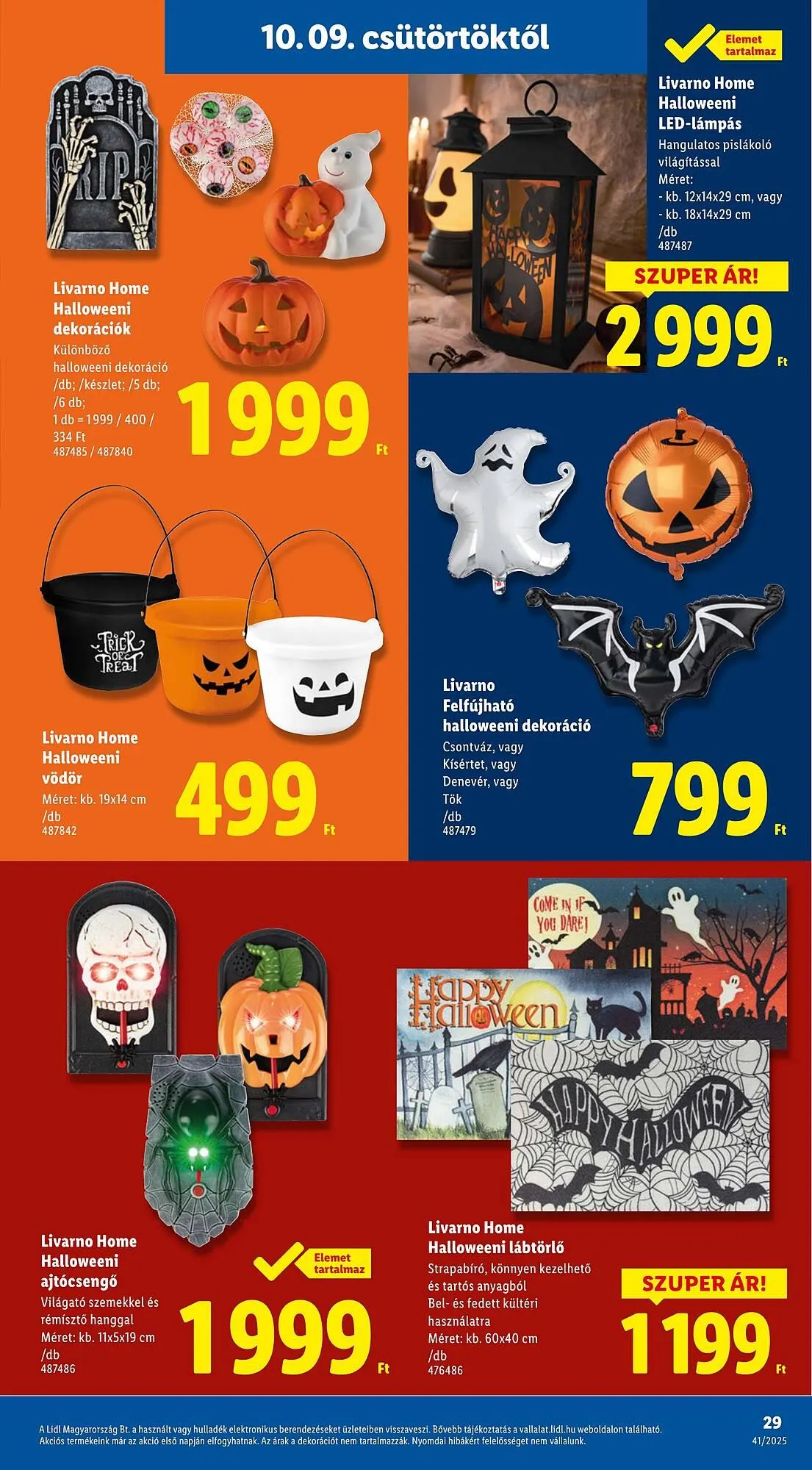 Katalógus Lidl akciós újság október 9.-tól október 15.-ig 2025. - Oldal 29
