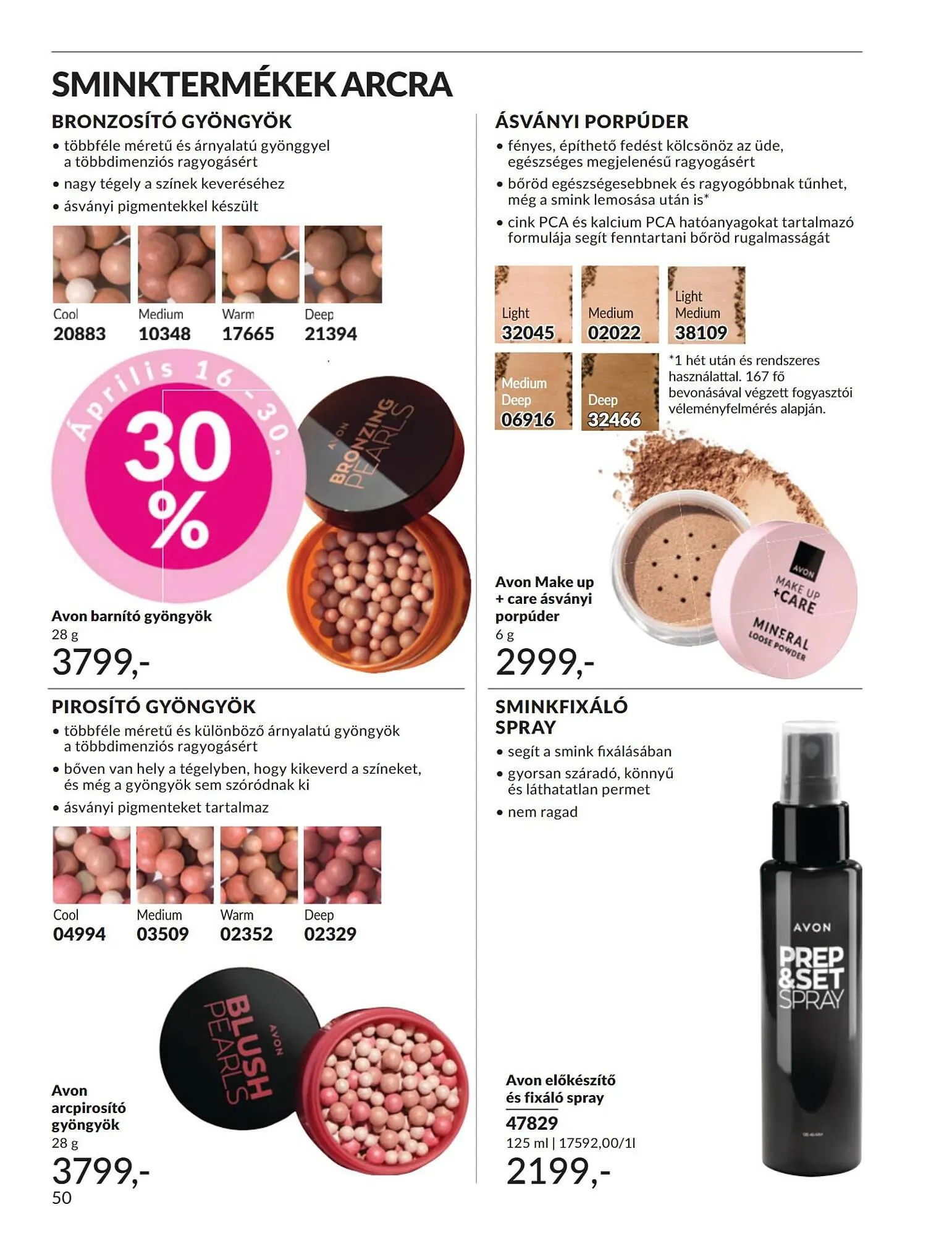Katalógus AVON akciós újság április 1.-tól április 30.-ig 2025. - Oldal 50