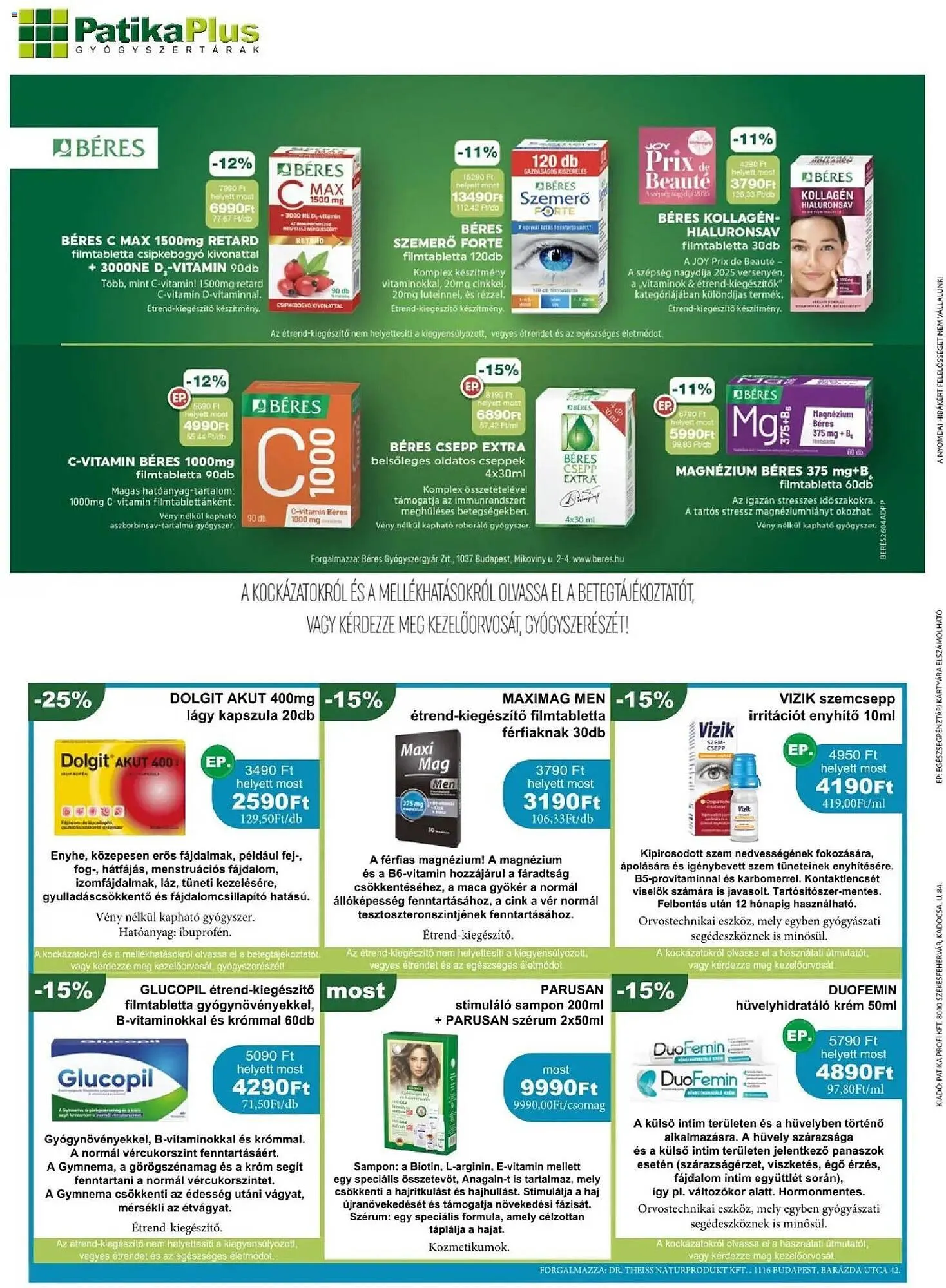 Katalógus PatikaPlus akciós újság április 1.-tól április 30.-ig 2026. - Oldal 6