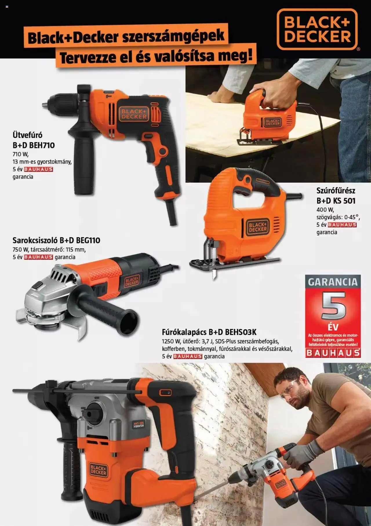 Katalógus Bauhaus - Szerszámgépek, műhelyberendezések december 1.-tól december 31.-ig 2023. - Oldal 6