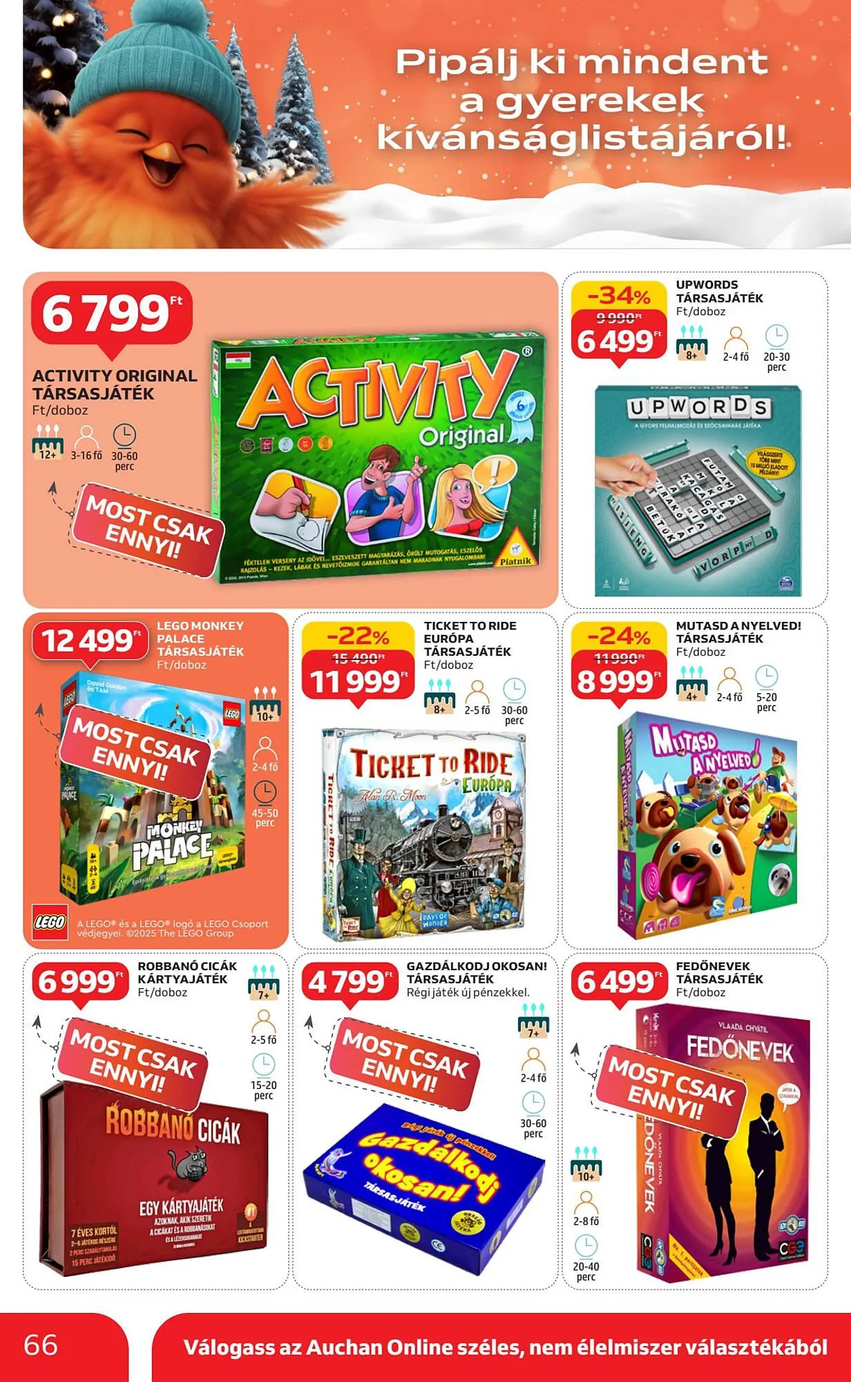 Katalógus Auchan akciós újság december 4.-tól december 10.-ig 2025. - Oldal 66