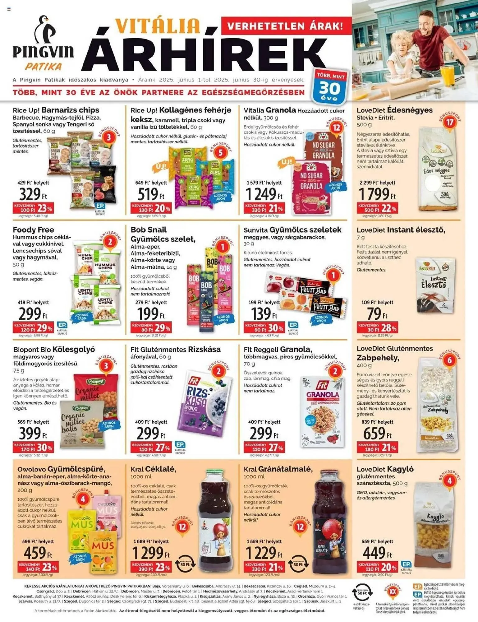 Pingvin Patika akciós újság - 1