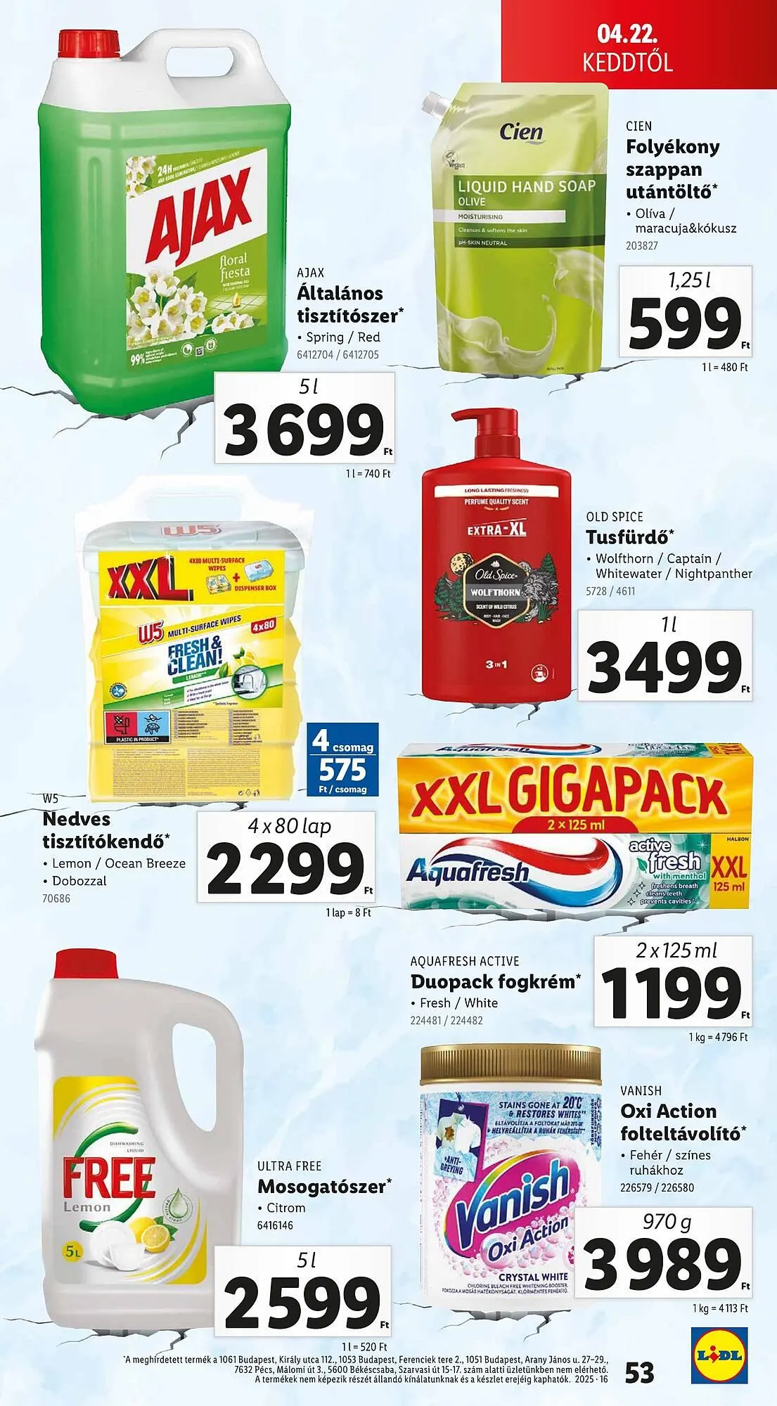 Katalógus Lidl akciós újság április 16.-tól április 19.-ig 2025. - Oldal 53